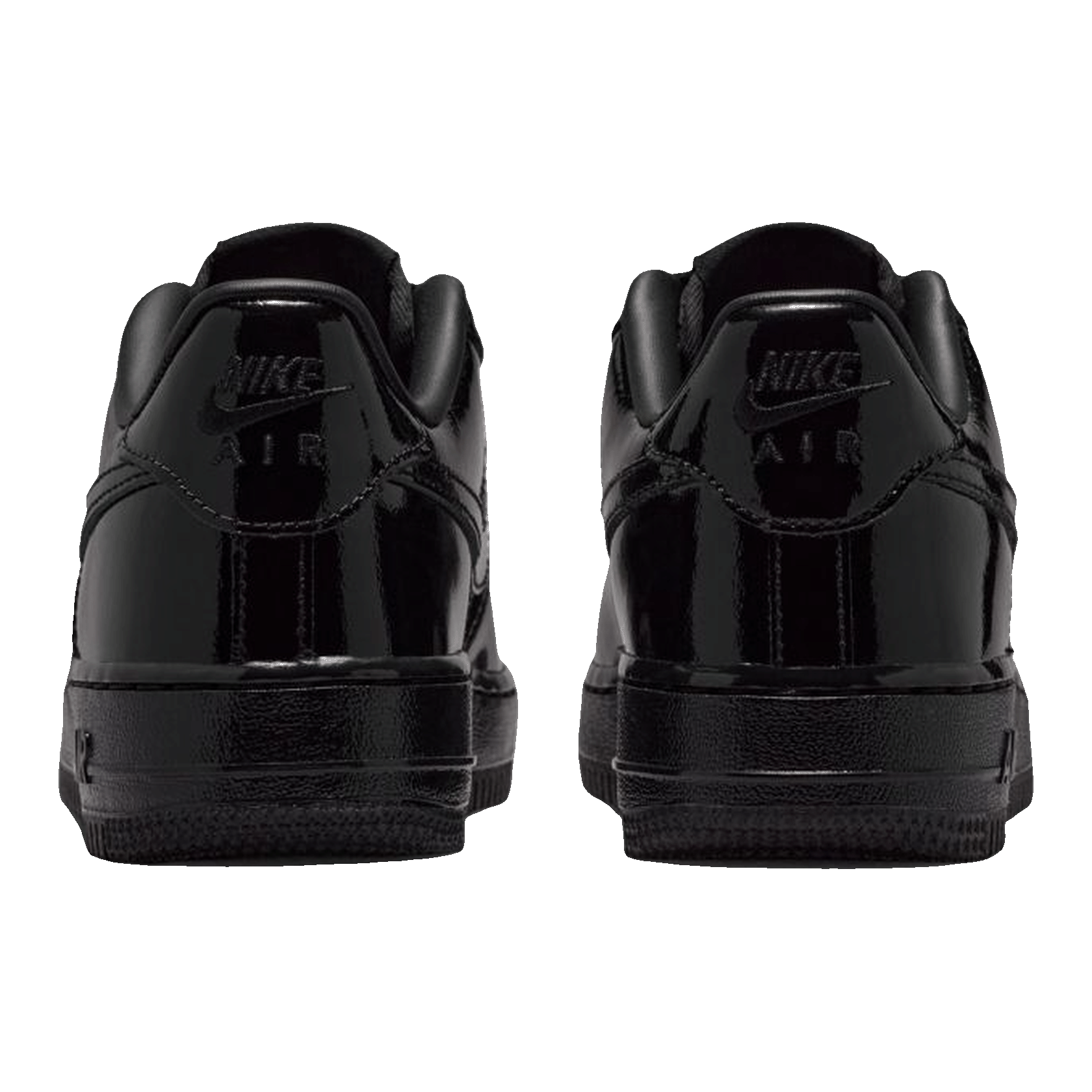 Nike Air Force 1 Low Black Patent (GS) Back IV2448-010