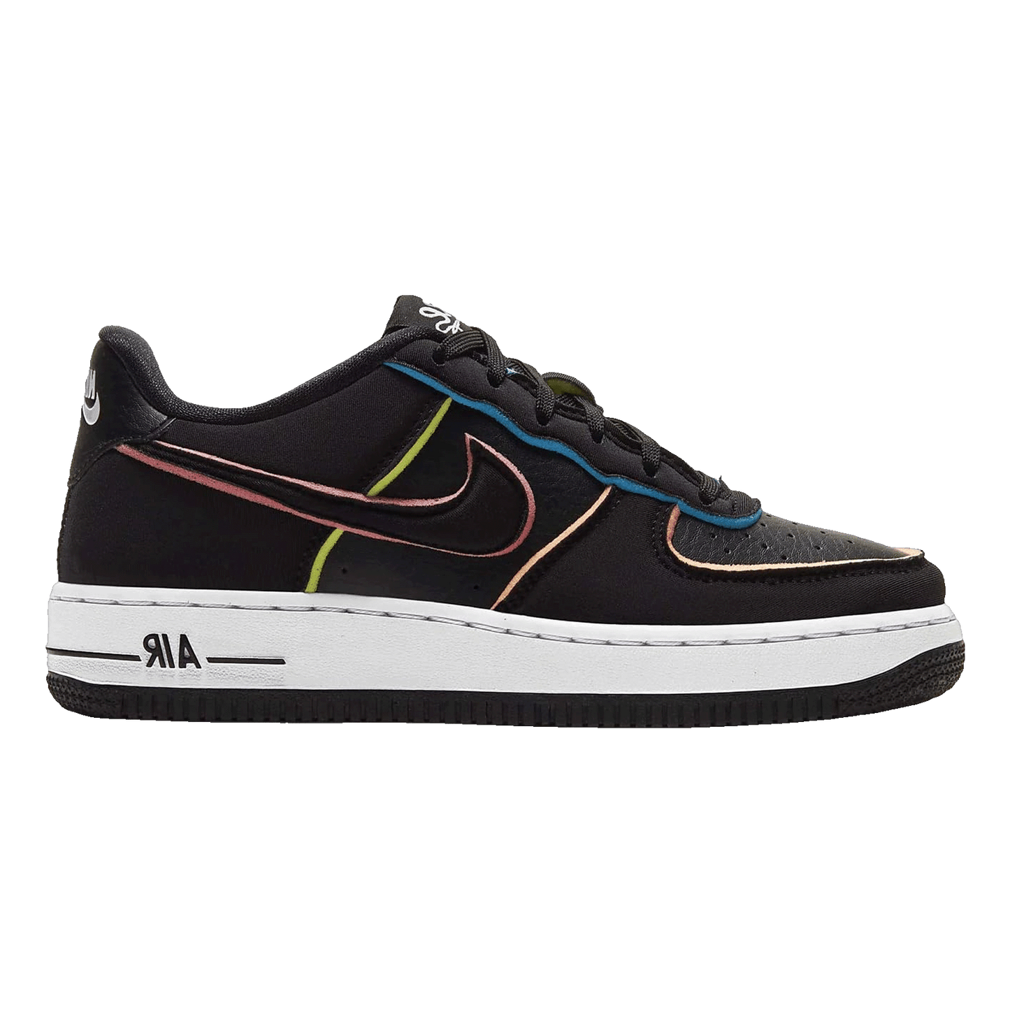 Nike Air Force 1 PLT.AF.ORM White Yellow Ochre (W) Back