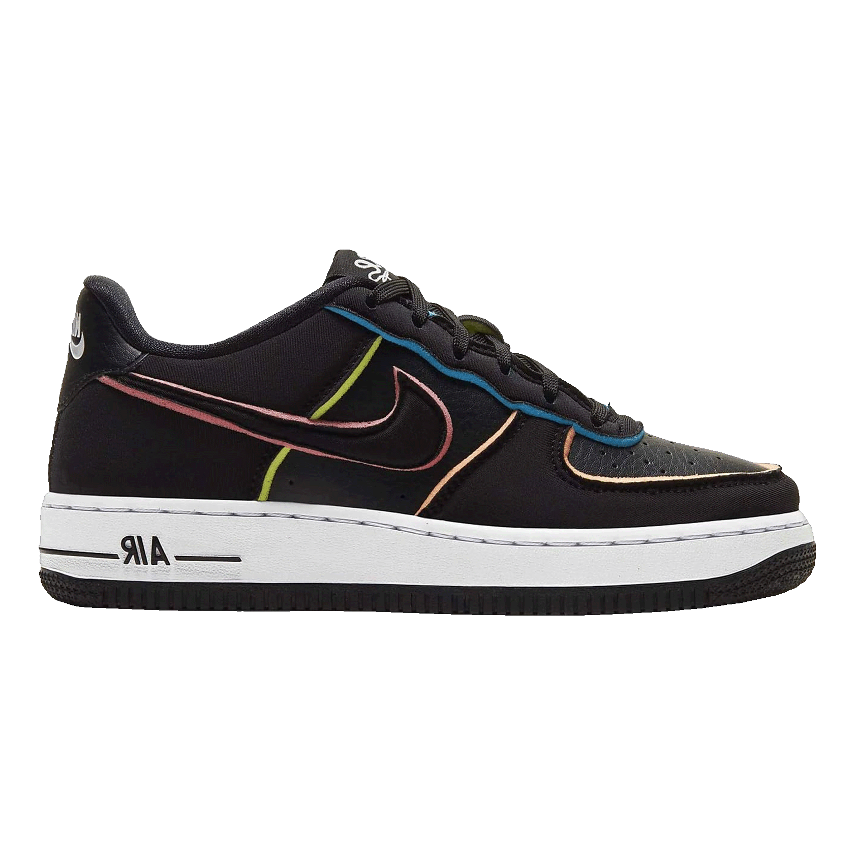 Nike Air Force 1 PLT.AF.ORM White Yellow Ochre (W) Back