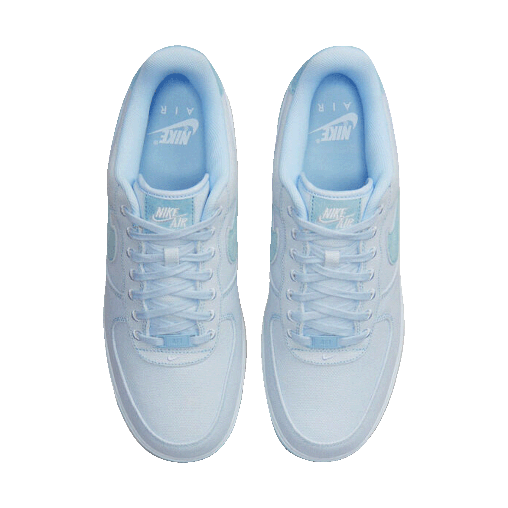 Nike Air Force 1 Low Blue Dip Dye Oben