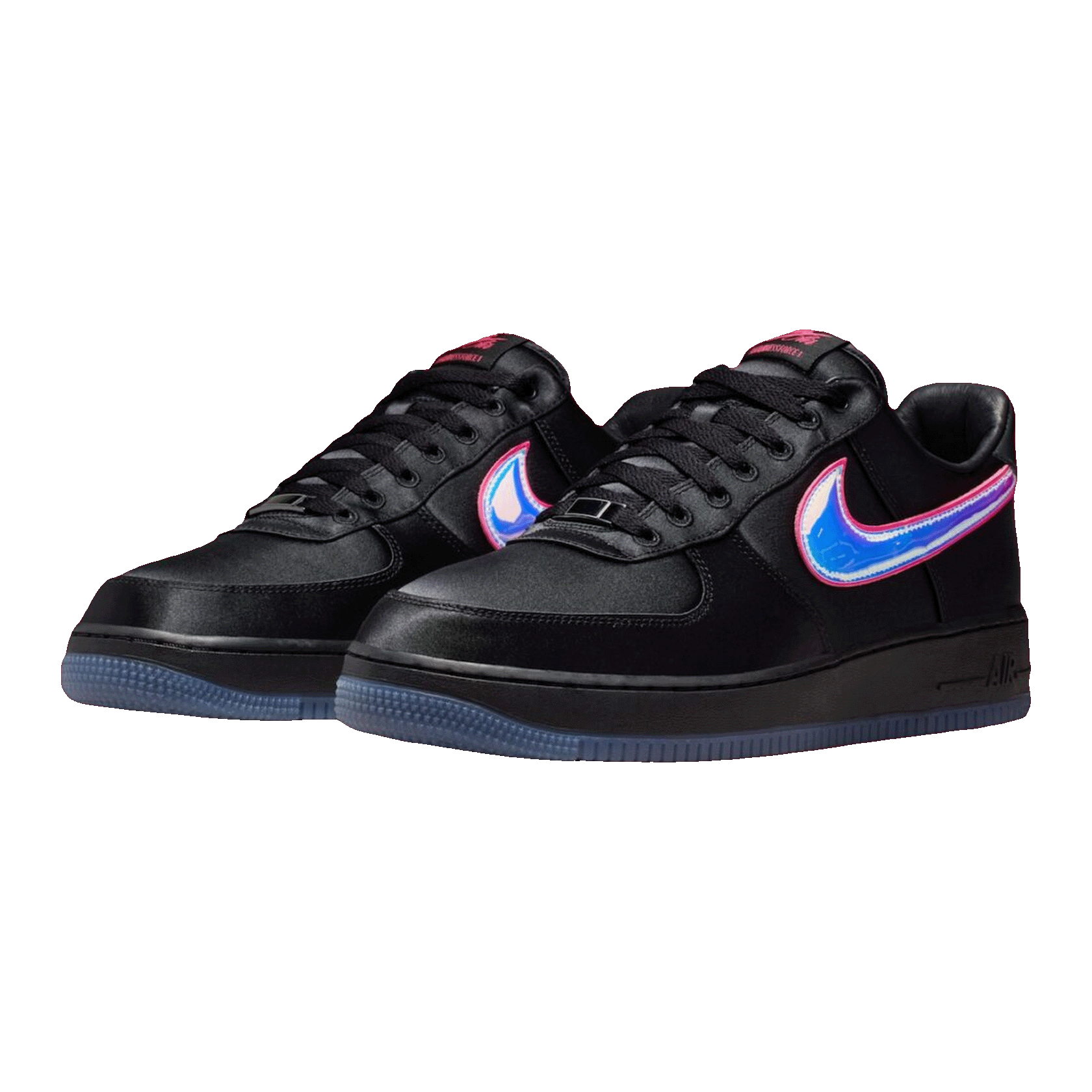 Nike Air Force 1 Low Breast Cancer Awareness Black Hyper Pink Side