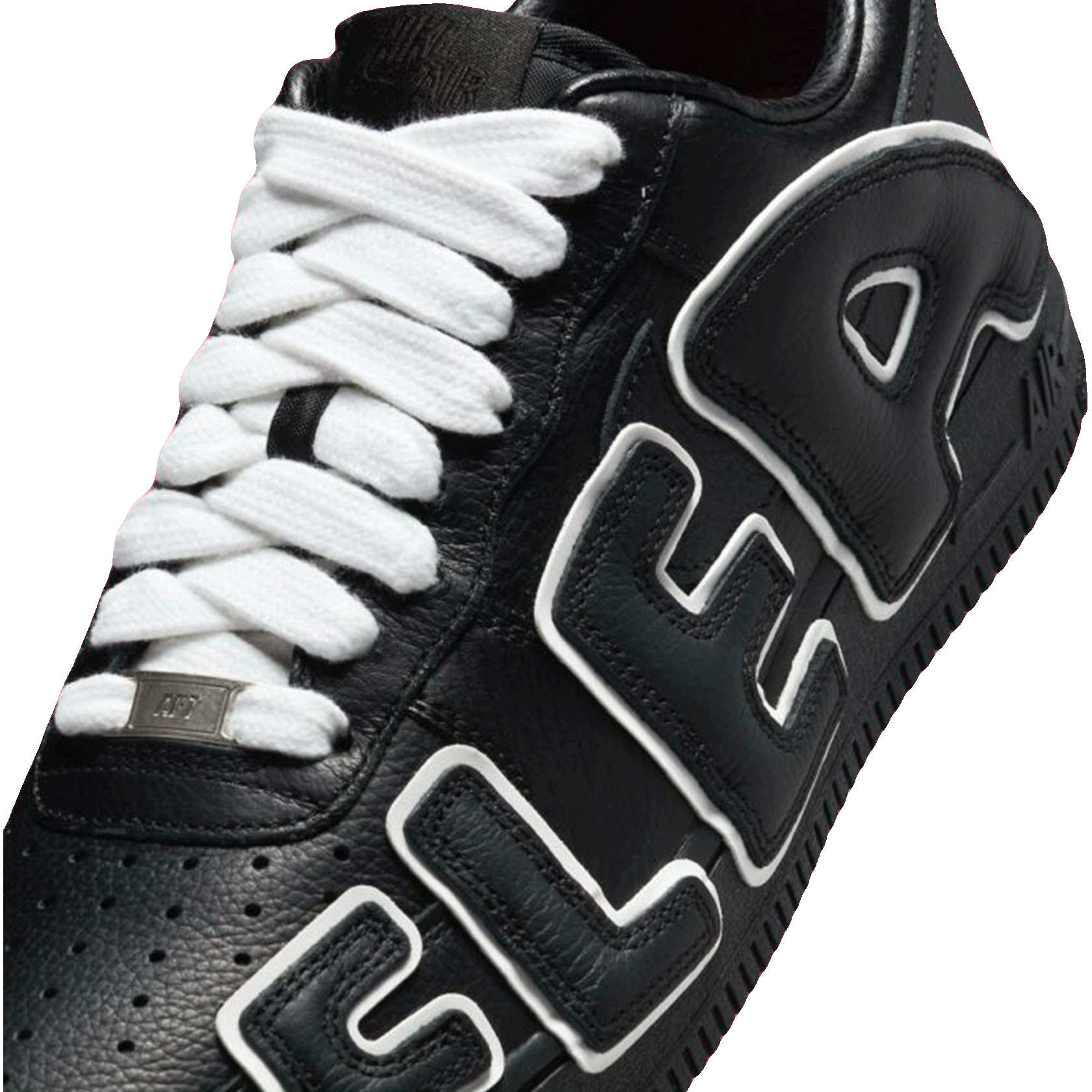 Nike Air Force 1 Low Cactus Plant Flea Market Black (2024) Tongue