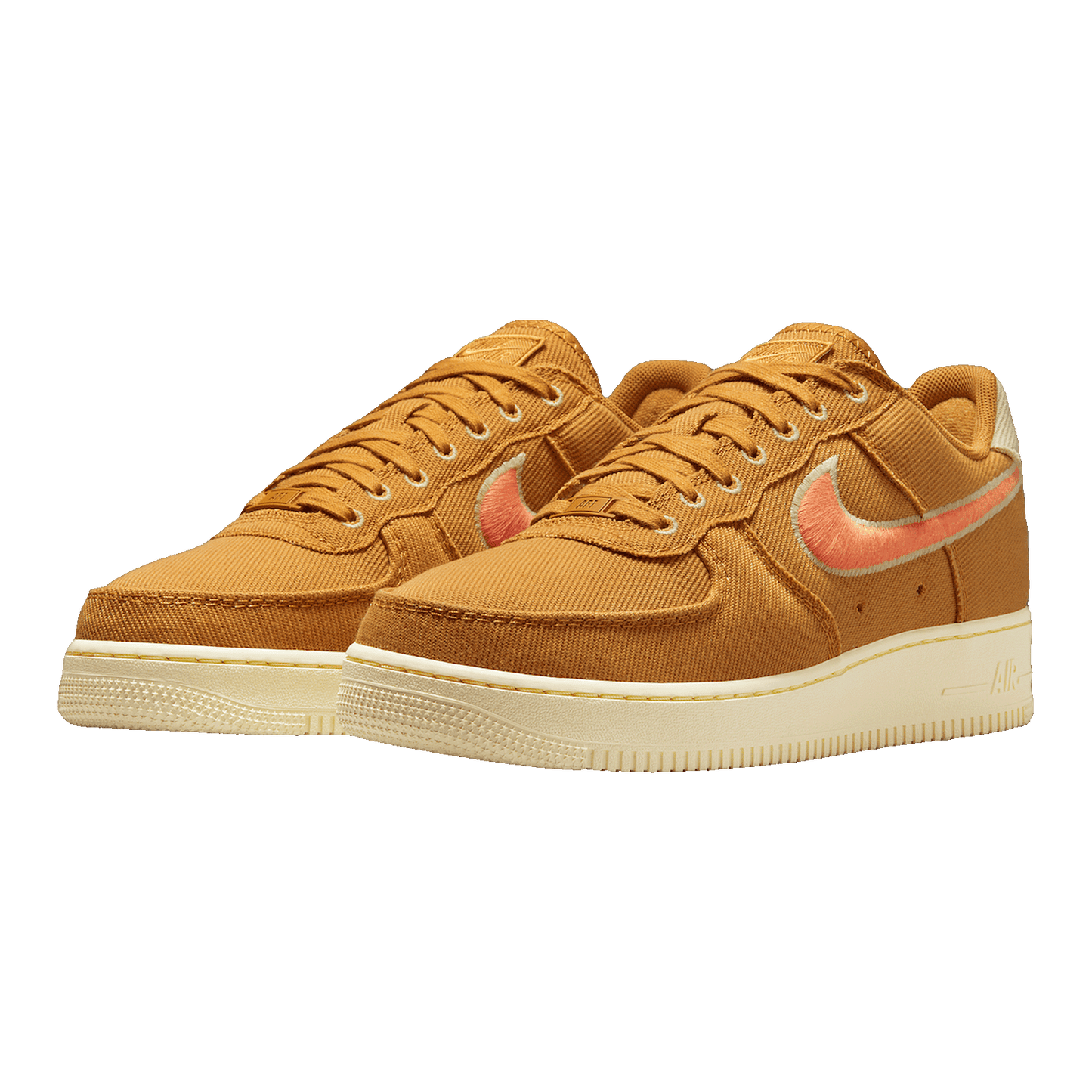 Nike Air Force 1 Low Canvas Summit White Light Orewood Brown