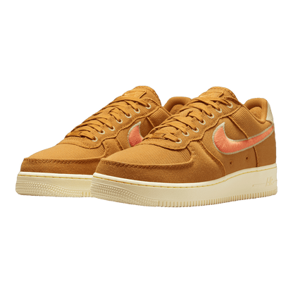 Nike Air Force 1 Low Canvas Summit White Light Orewood Brown