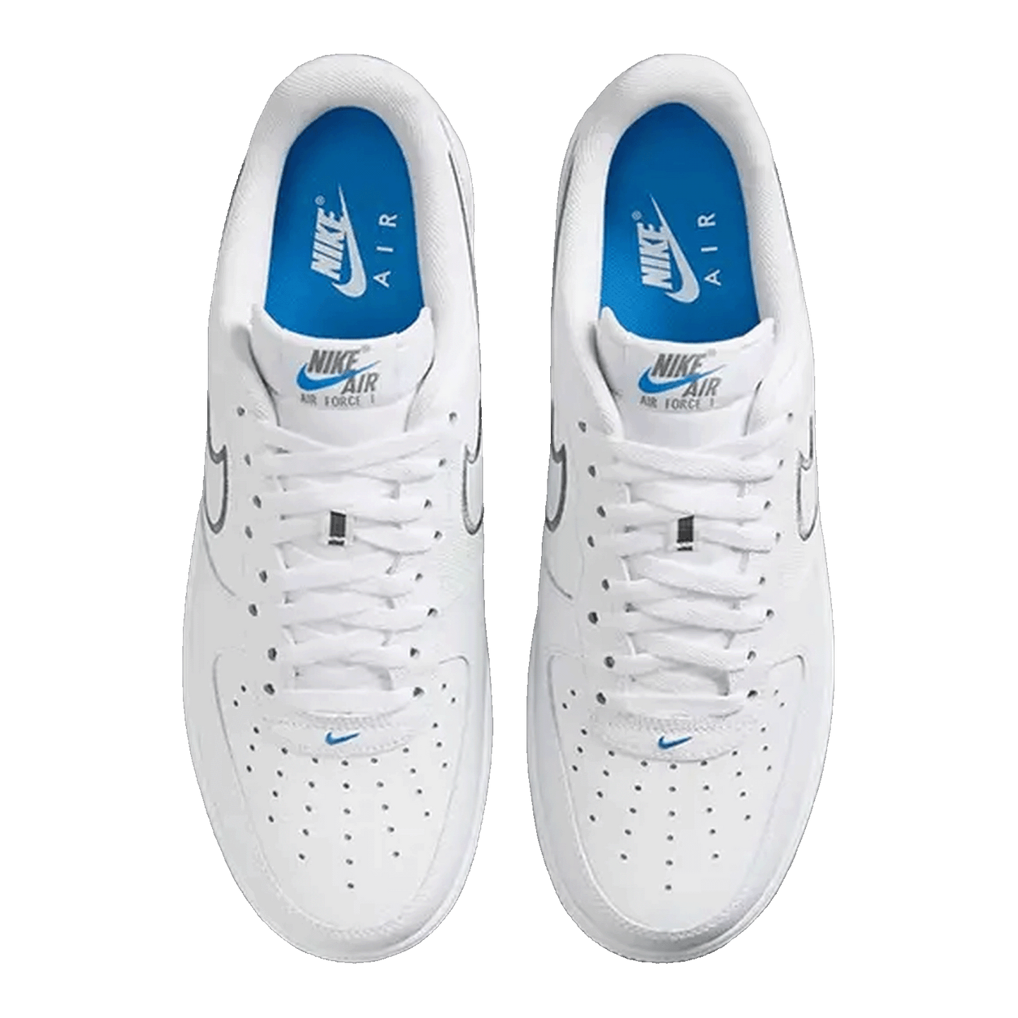 Nike Air Force 1 Low Cool Grey Photo Blue Oben