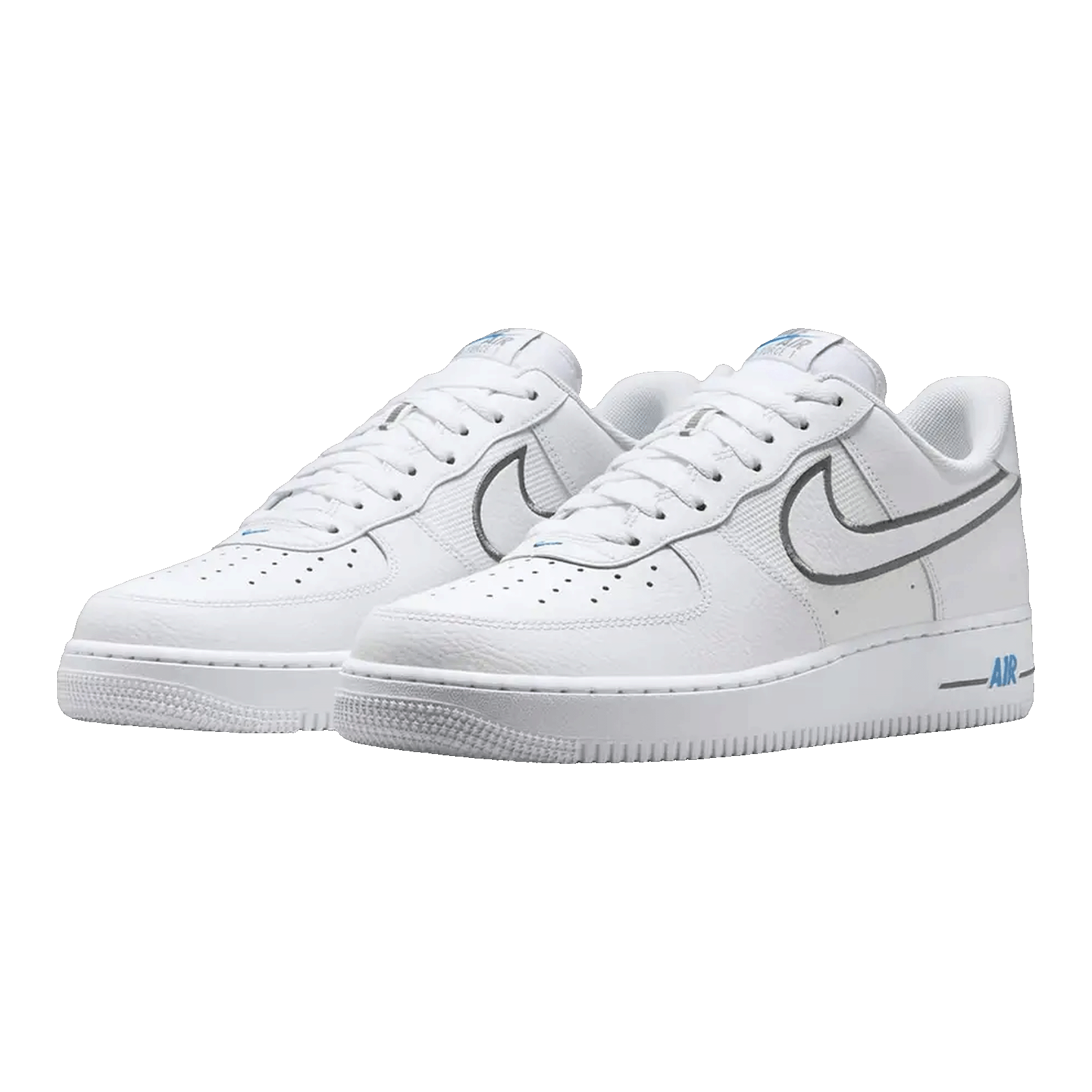 Nike Air Force 1 Low Cool Grey Photo Blue Side
