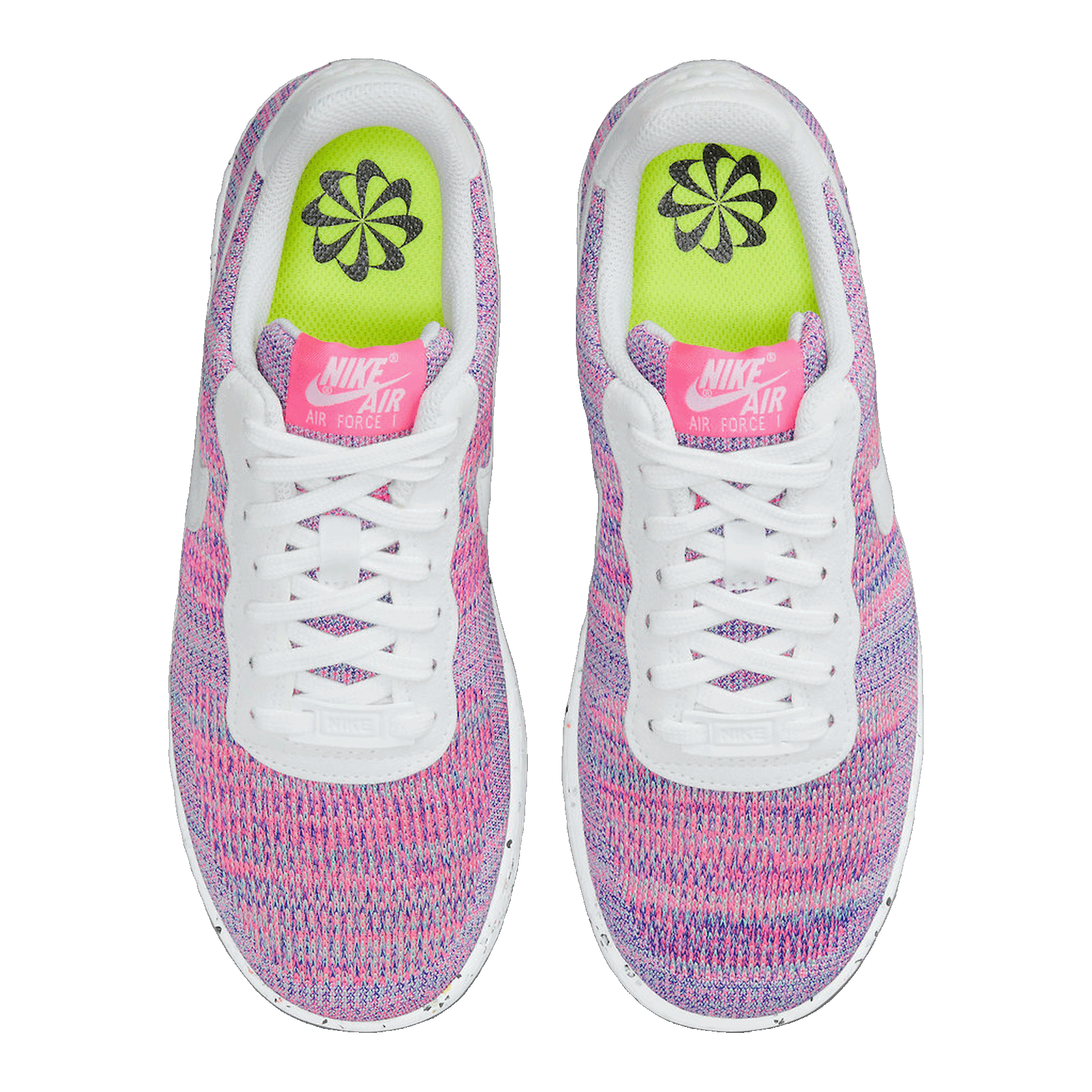 Nike Air Force 1 Low Crater Flyknit Fuchsia Glow (W) Oben