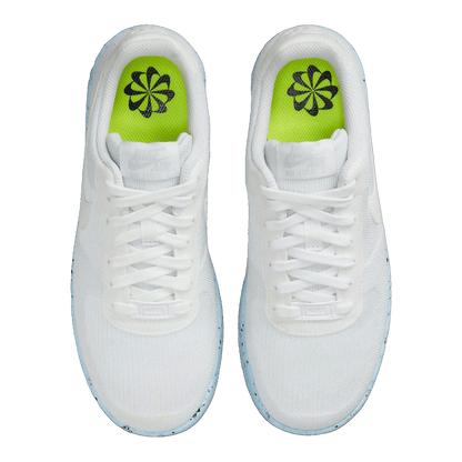 Nike Air Force 1 Low Crater Flyknit White Ice Blue (W) Oben