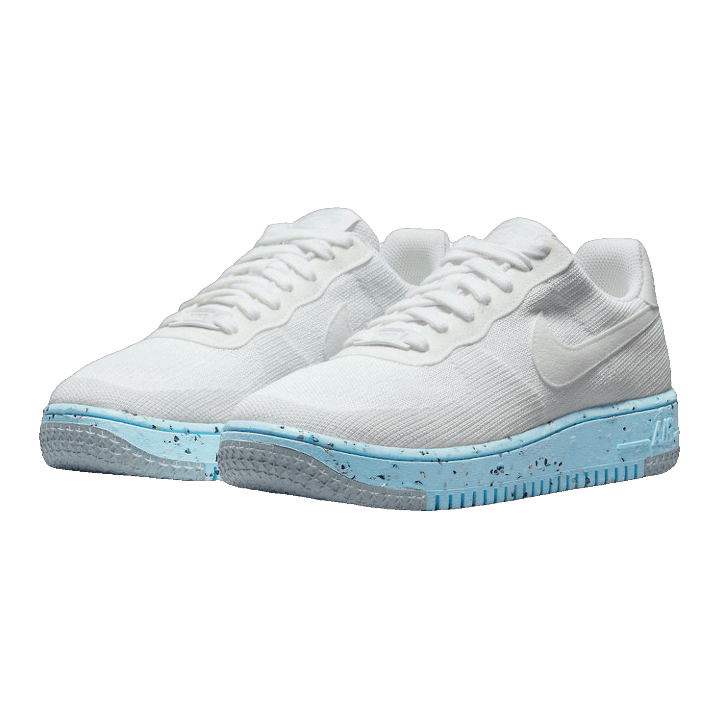 Nike Air Force 1 Low Crater Flyknit White Ice Blue (W) Side