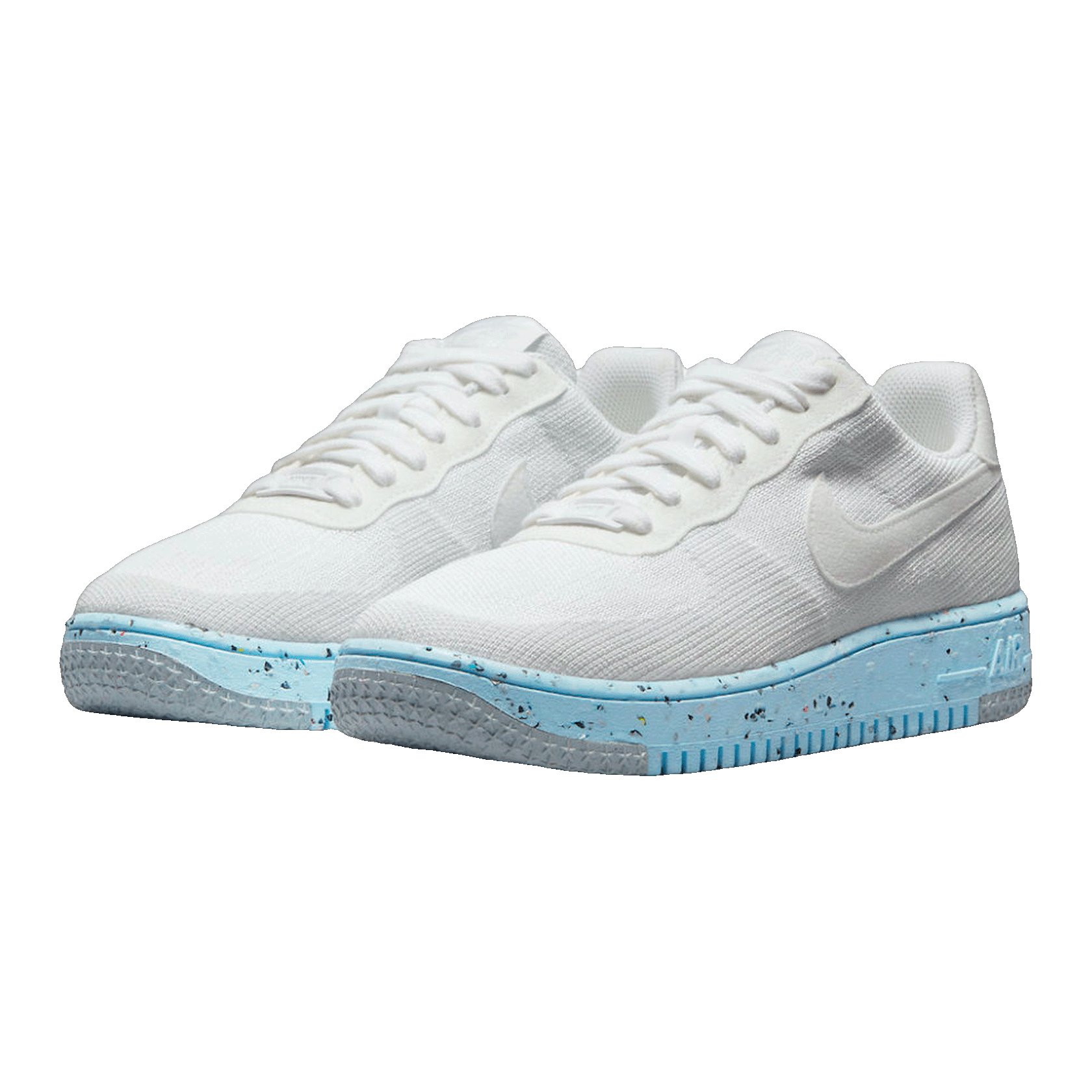 Nike Air Force 1 Low Crater Flyknit White Ice Blue (W) Side
