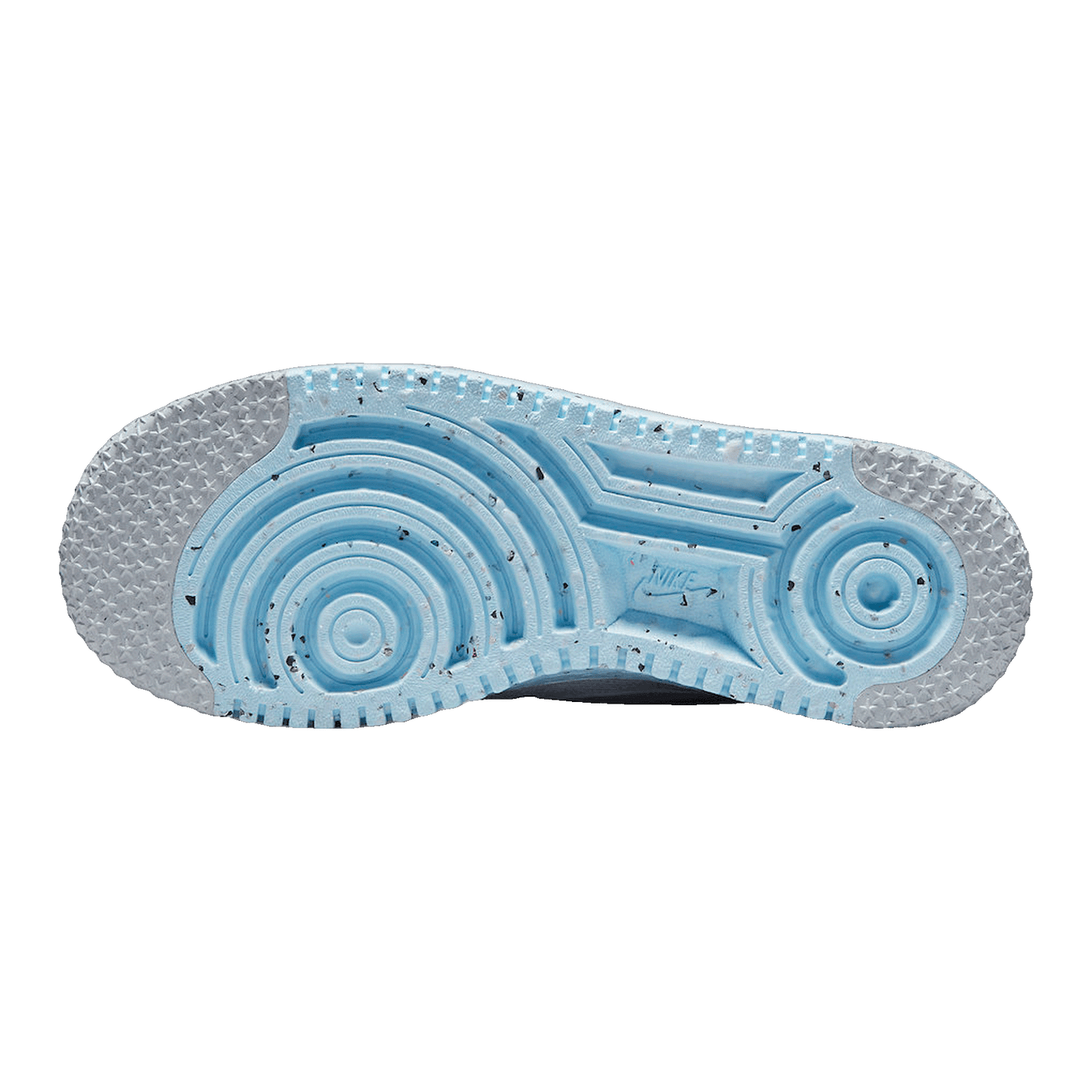 Nike Air Force 1 Low Crater Flyknit White Ice Blue (W) Sohle