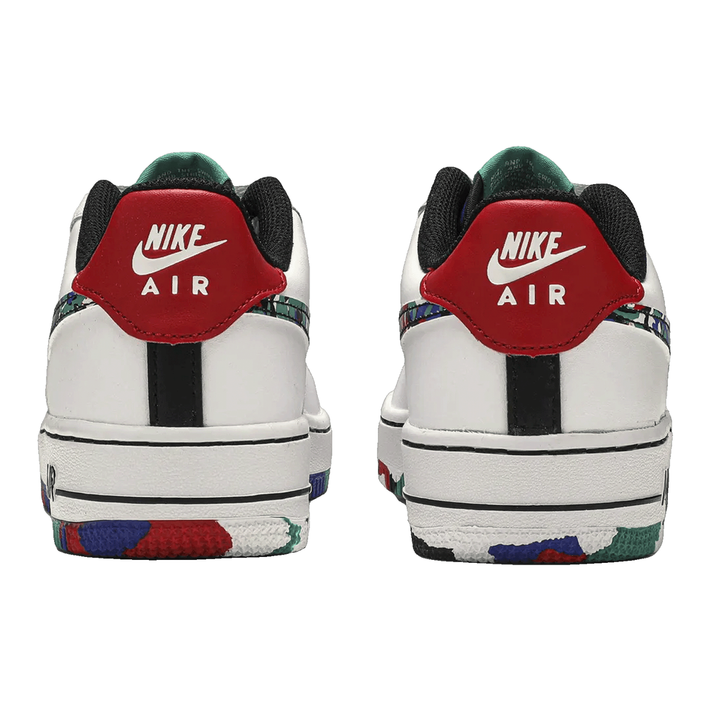 Nike Air Force 1 Low Crayon White Multi (GS) Back