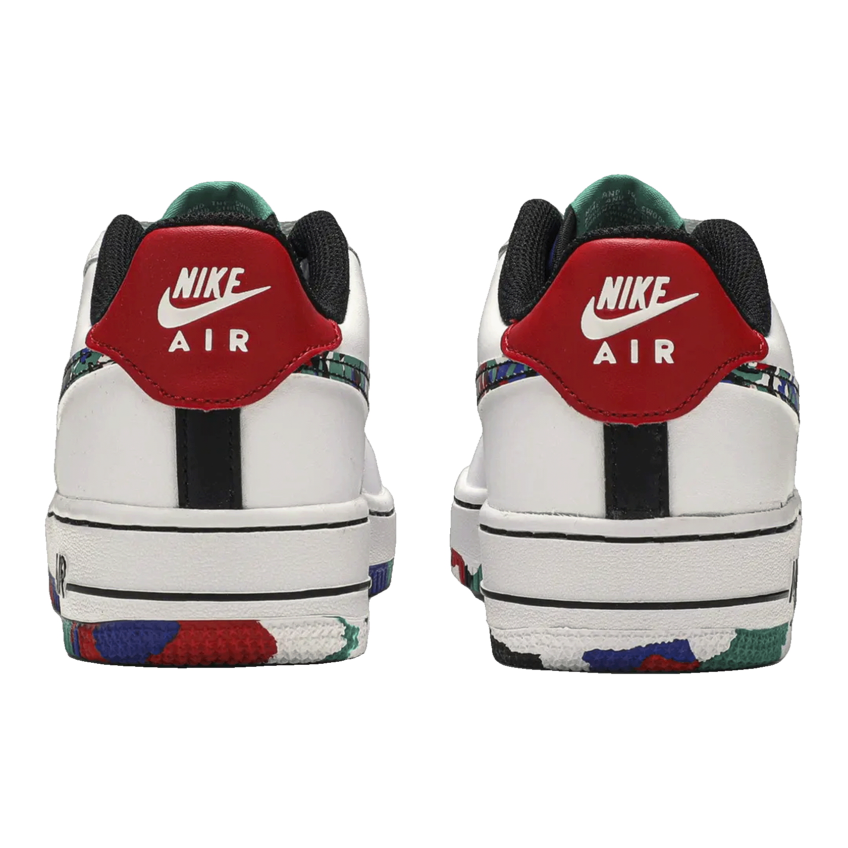 Nike Air Force 1 Low Crayon White Multi (GS) Back