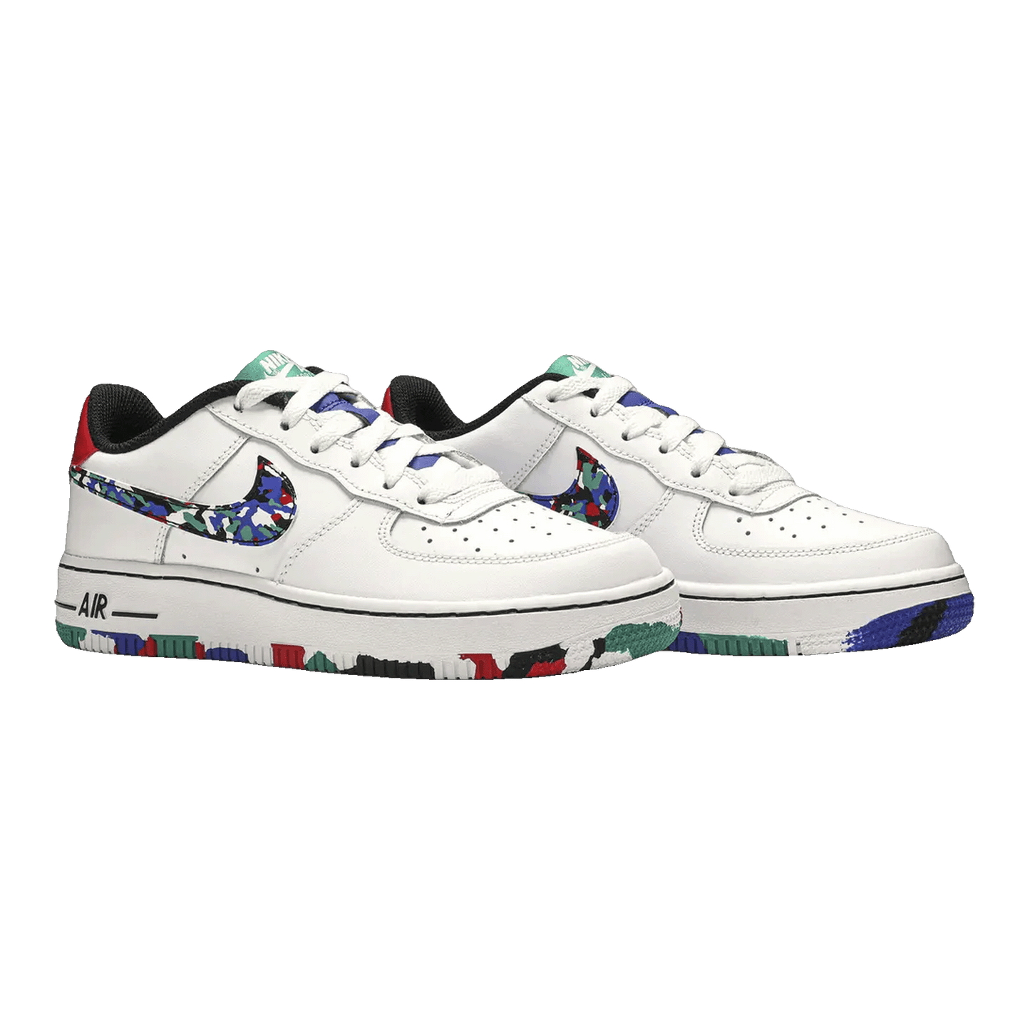 Nike Air Force 1 Low Crayon White Multi (GS) Side