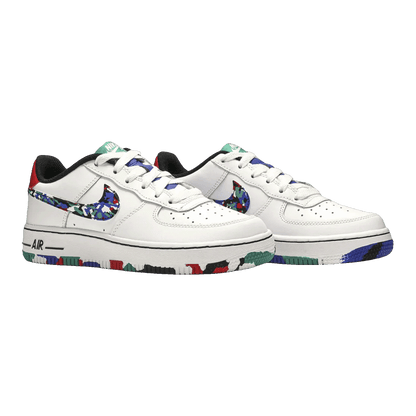 Nike Air Force 1 Low Crayon White Multi (GS) Side