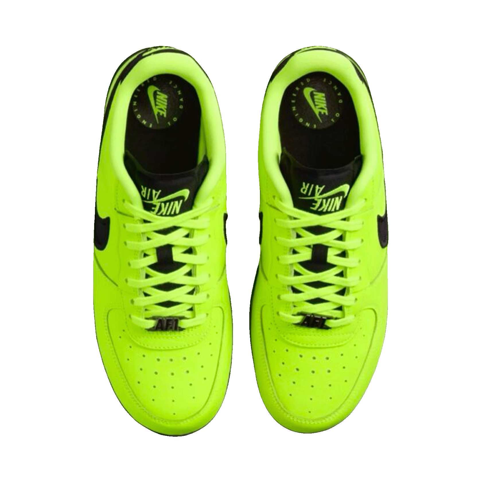 Nike Air Force 1 Low Dance Volt Gunmetal Black (W) Oben