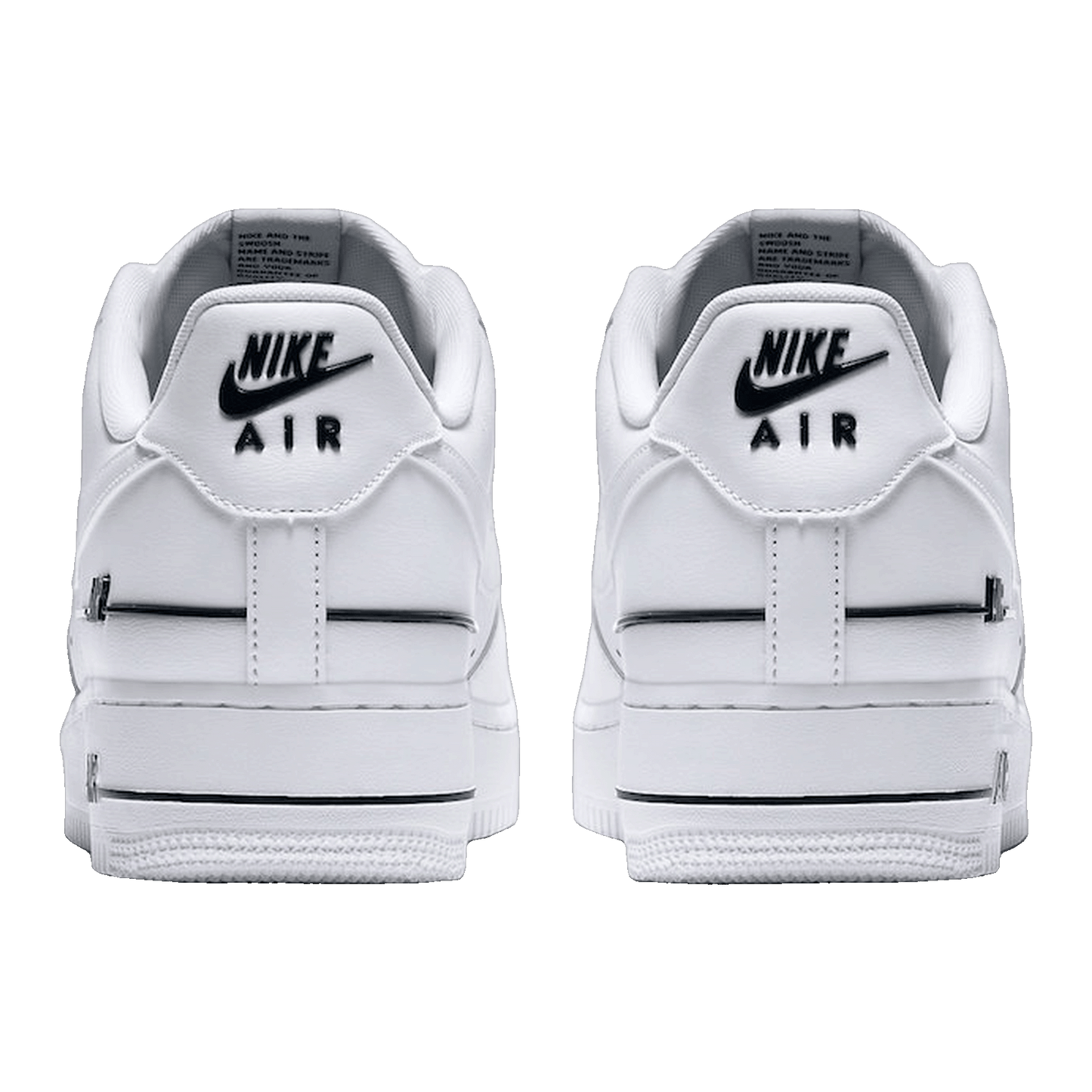 Nike Air Force 1 Low Double Air Low White Black Back