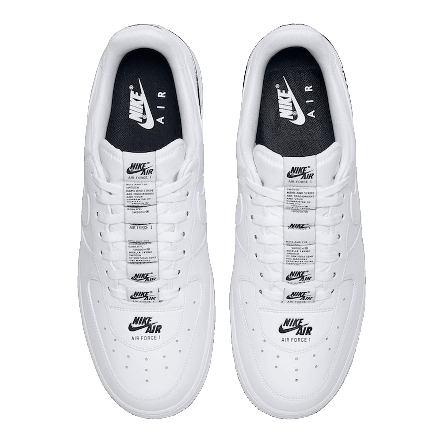 Nike Air Force 1 Low Double Air Low White Black Oben