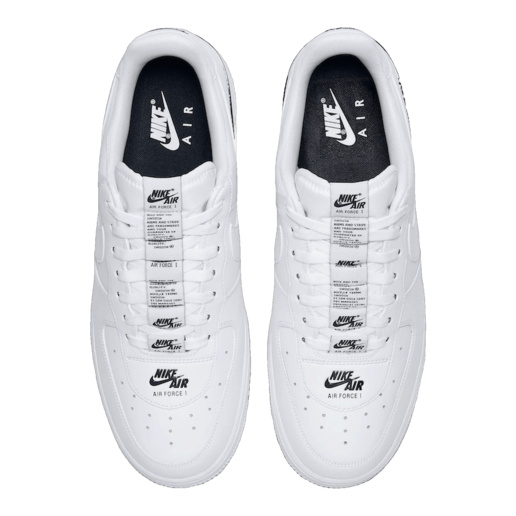 Nike Air Force 1 Low Double Air Low White Black Oben