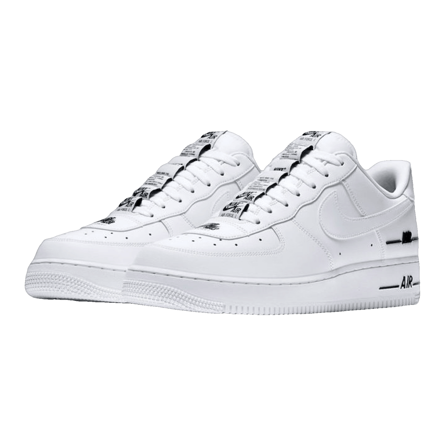 Nike Air Force 1 Low Double Air Low White Black Side