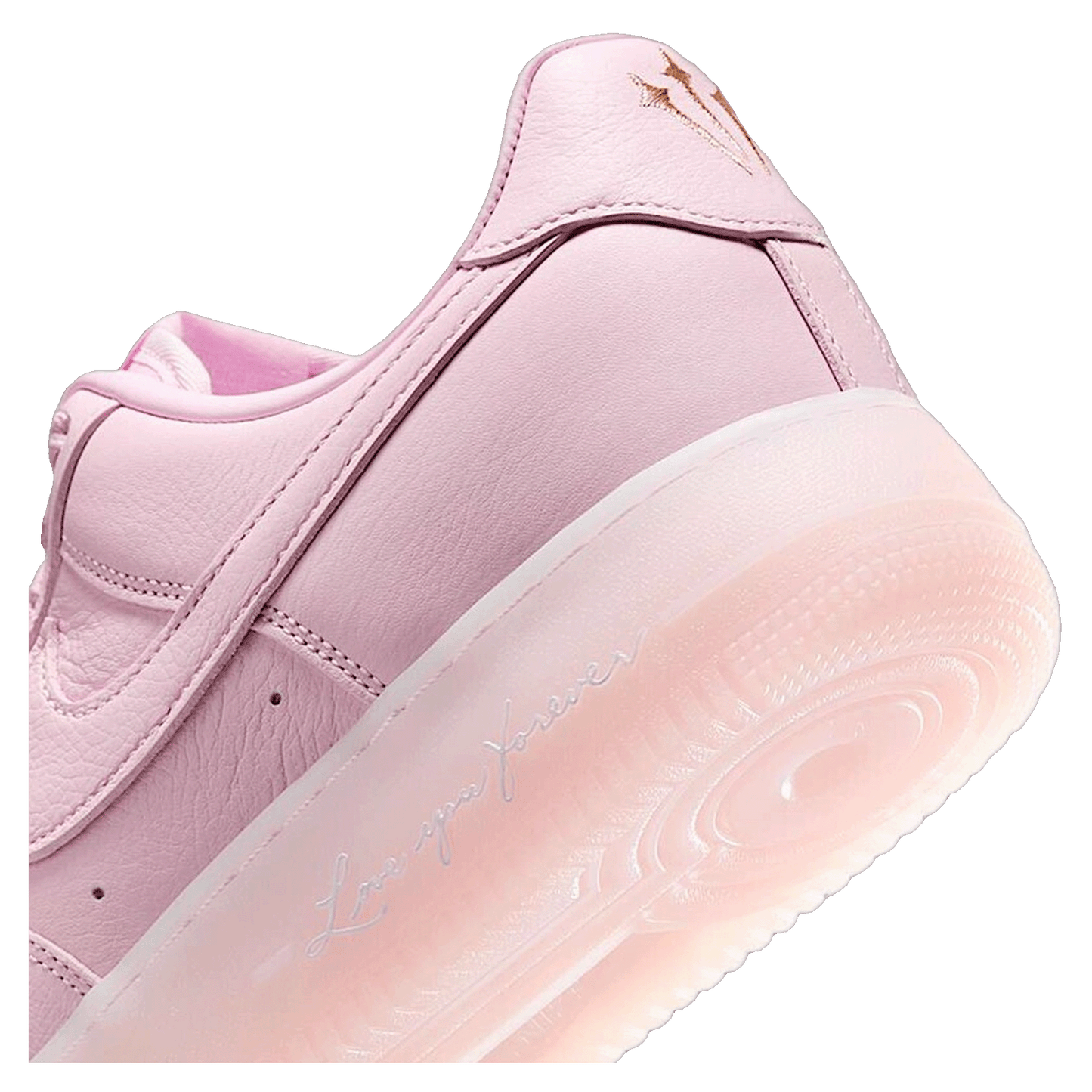 Nike Air Force 1 Low Drake NOCTA Certified Lover Boy Pink Foam Sohle