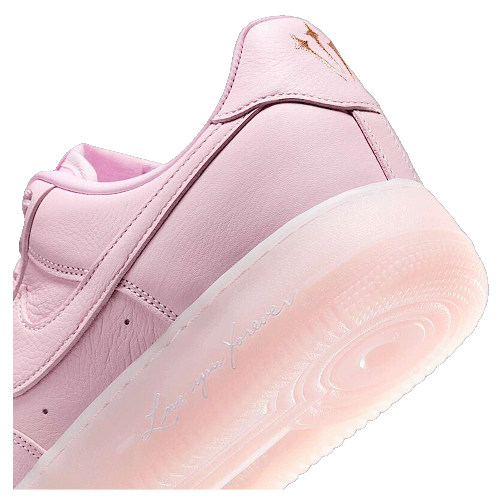 Nike Air Force 1 Low Drake NOCTA Certified Lover Boy Pink Foam Sohle