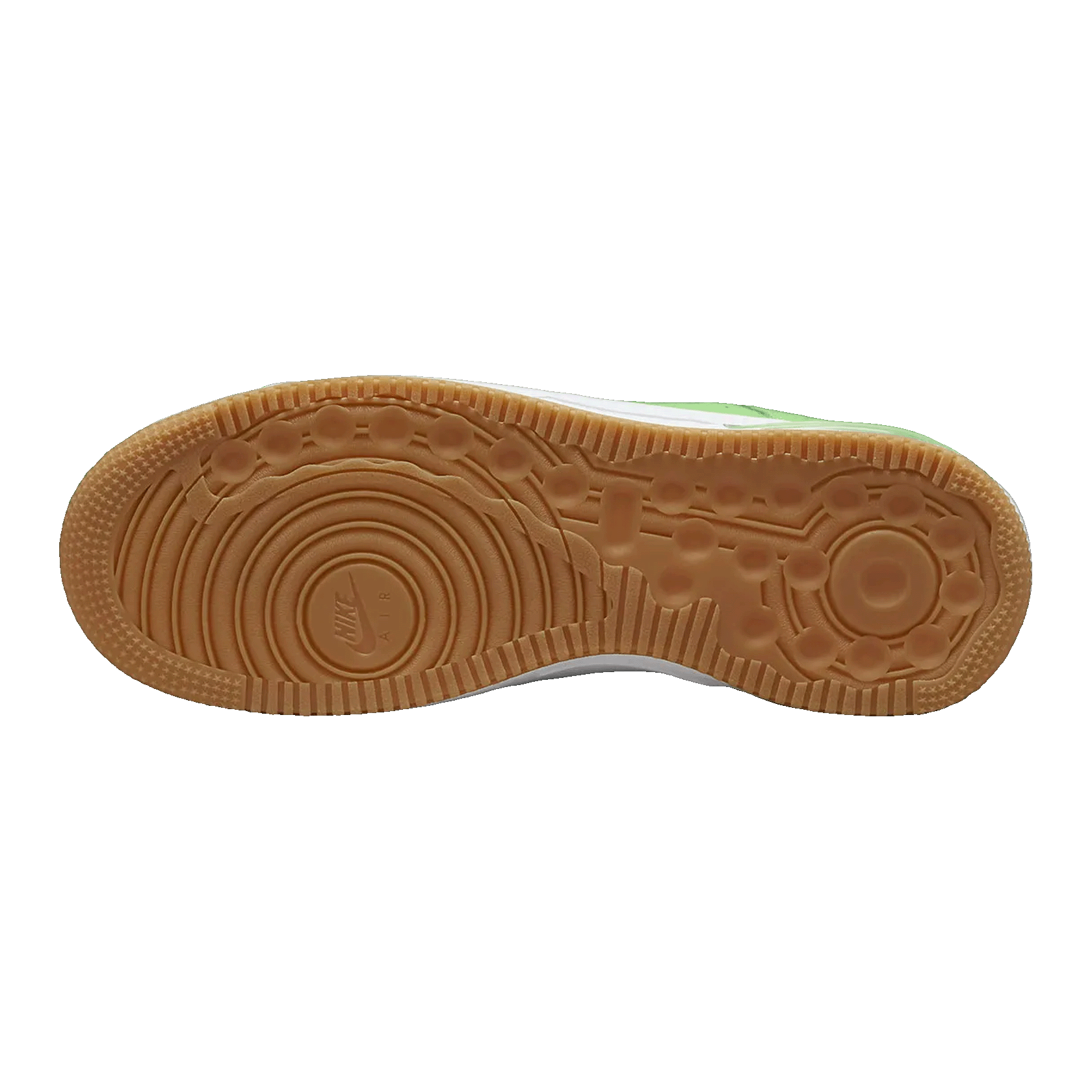 Nike Air Force 1 Low Evo Action Green Gum Sohle