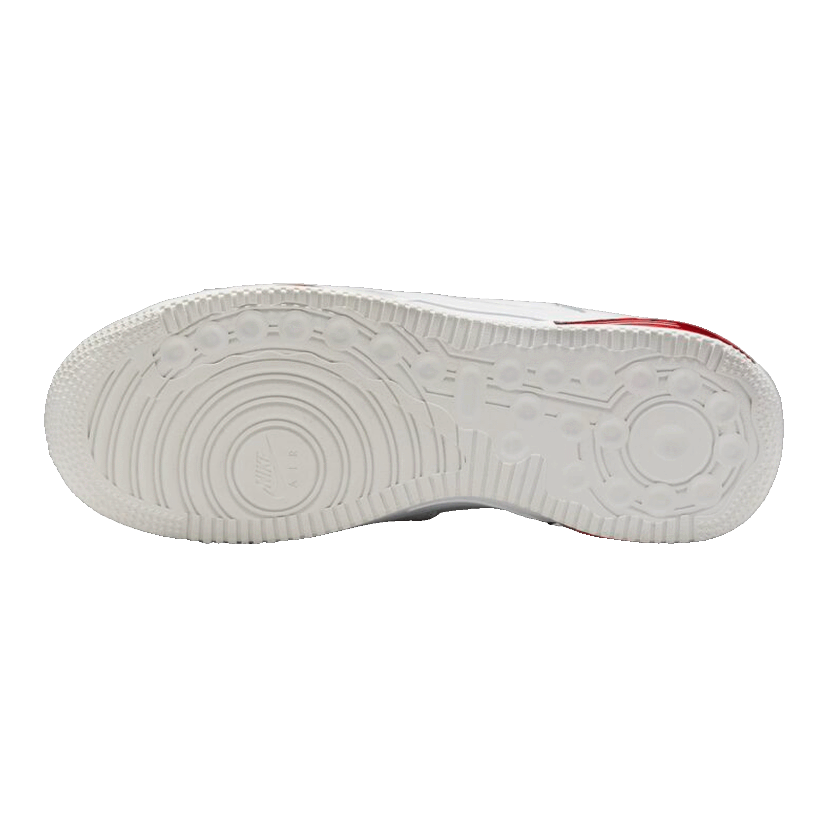 Nike Air Force 1 Low Evo University Red Sohle
