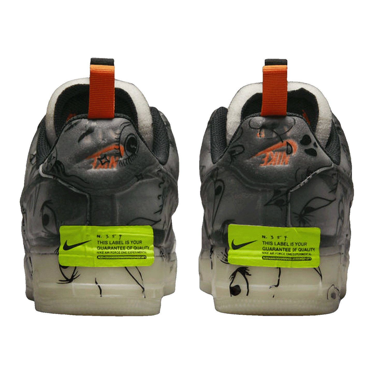 Nike Air Force 1 Low Experimental Halloween Back