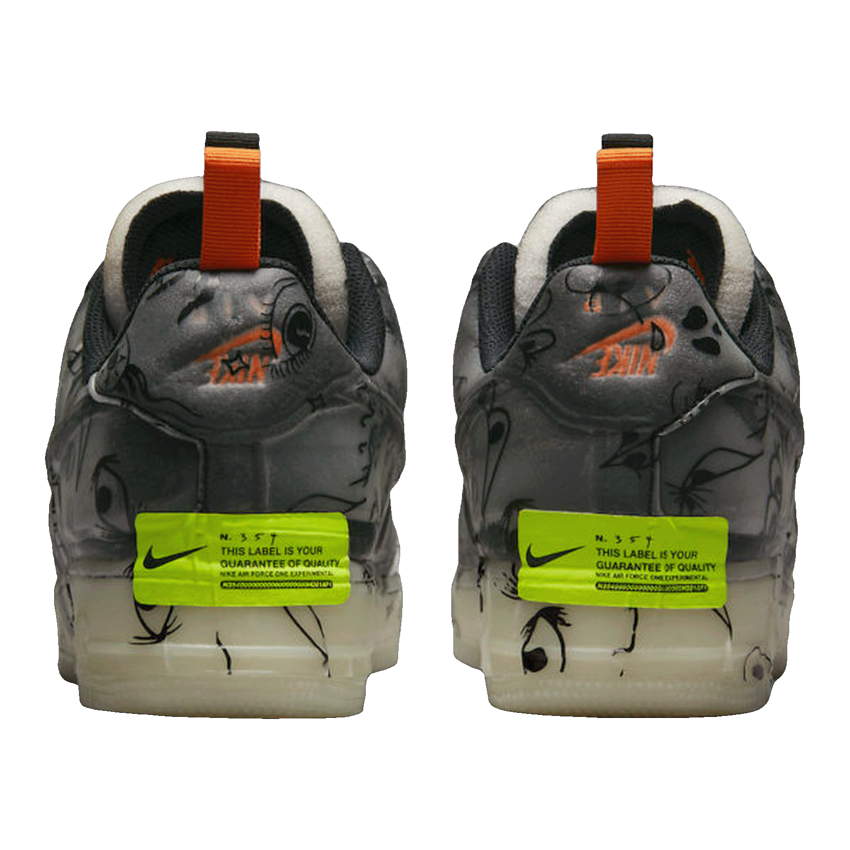 Nike Air Force 1 Low Experimental Halloween Back