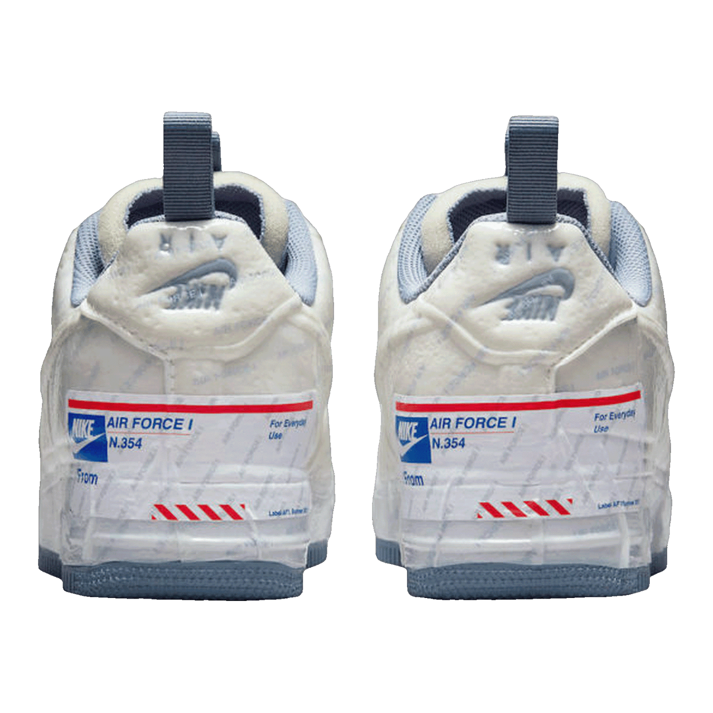 Nike Air Force 1 Low Experimental USPS Postal Ghost Back