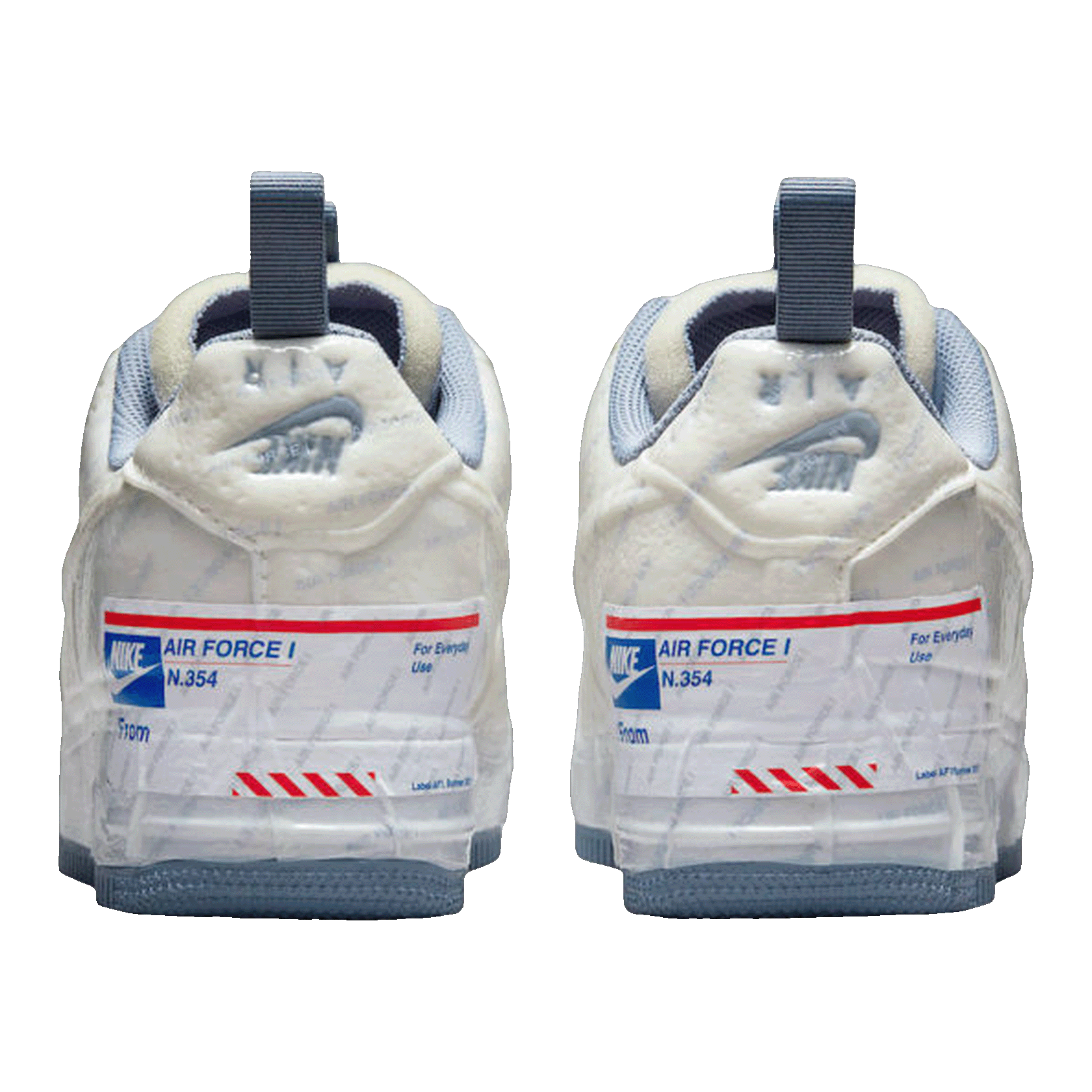 Nike Air Force 1 Low Experimental USPS Postal Ghost Back