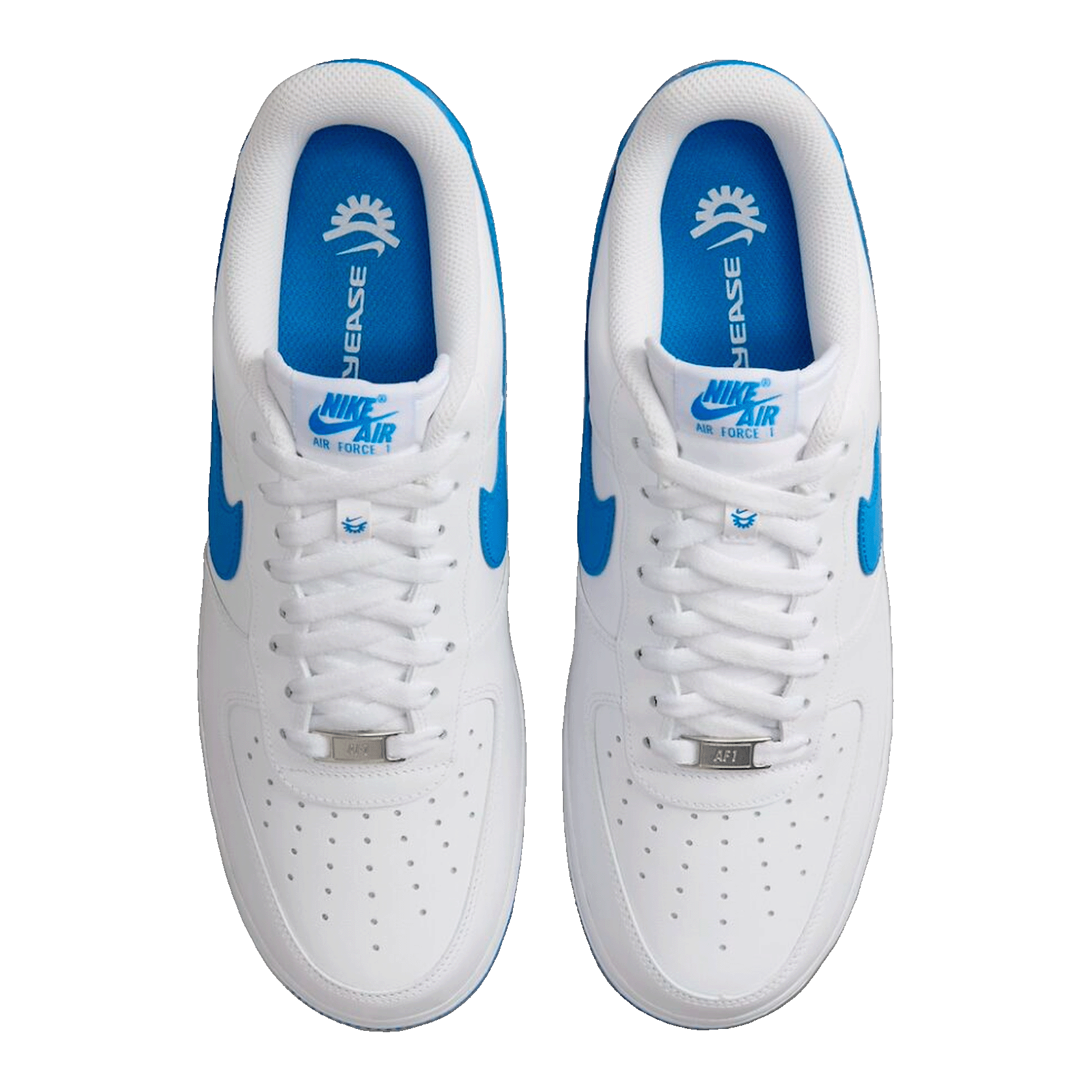 Nike Air Force 1 Low Flyease White Hyper Royal Oben