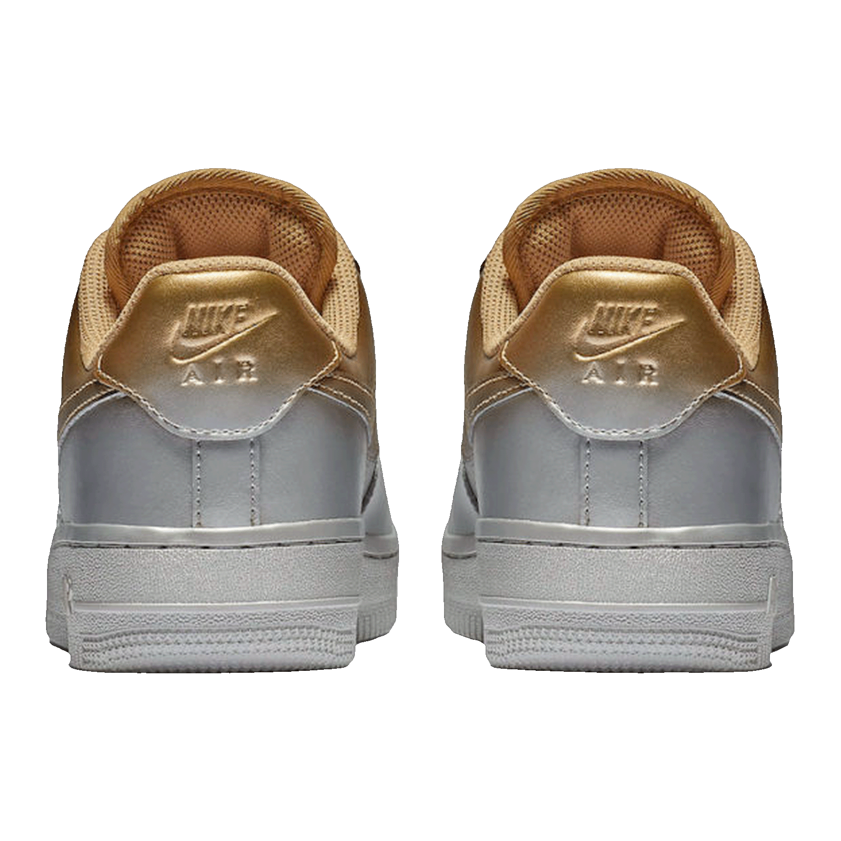 Nike Air Force 1 Low Gold Silver (W) Back