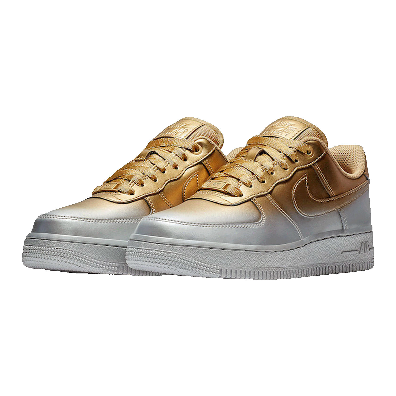 Nike Air Force 1 Low Gold Silver (W) Side