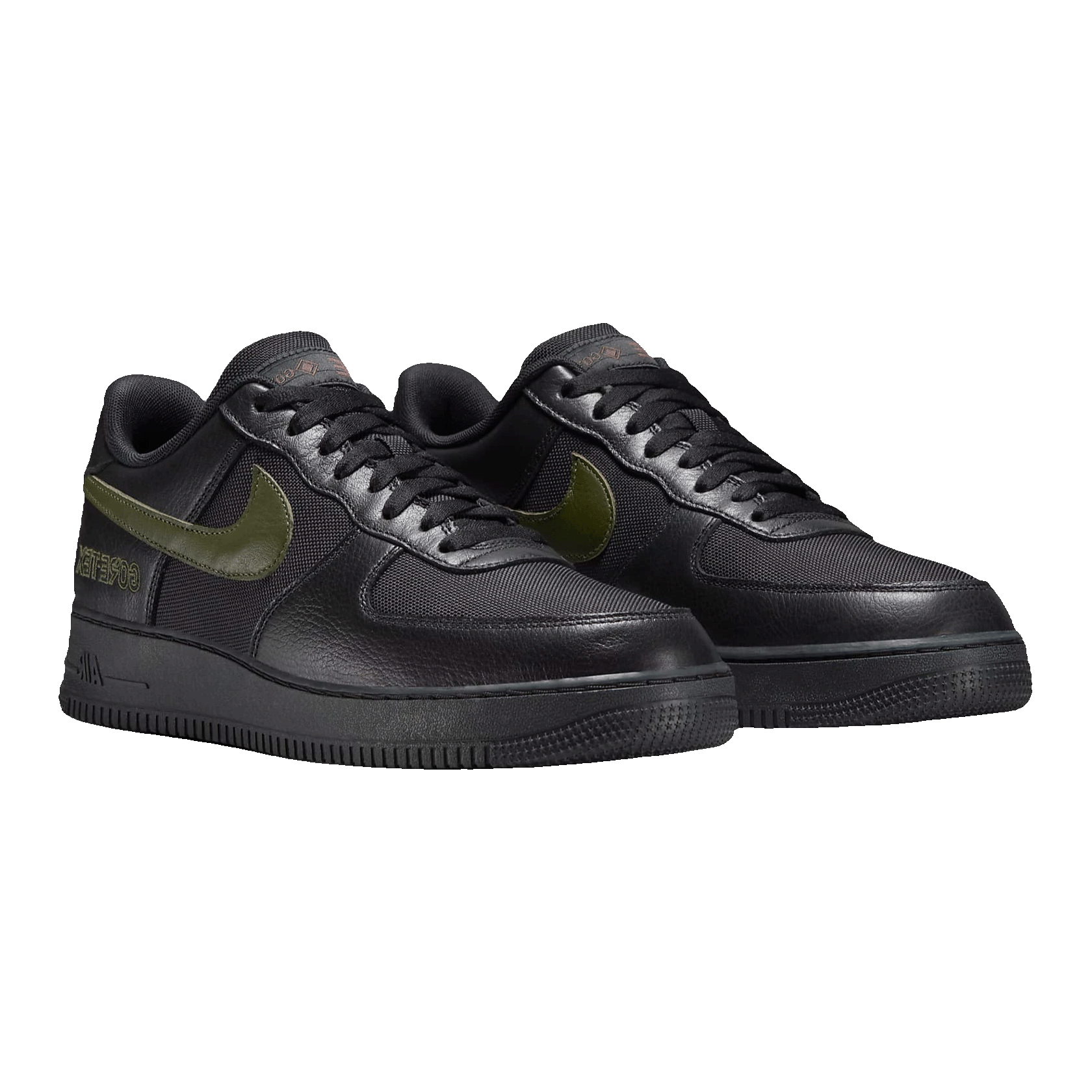 Nike Air Force 1 Low Gore-Tex Black Cargo Khaki Side