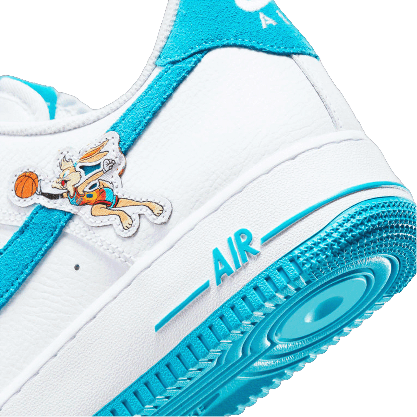 Nike Air Force 1 Low Hare Space Jam (GS) Detail