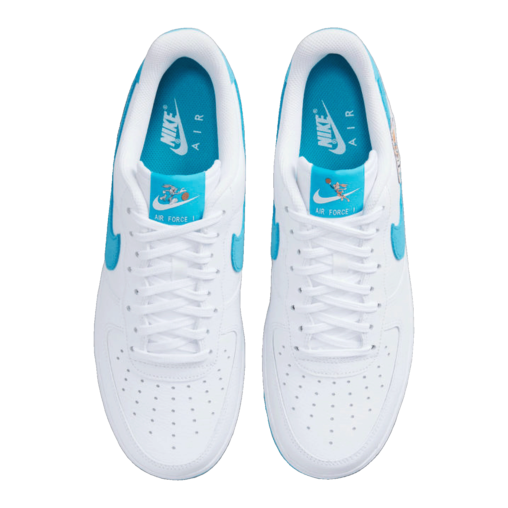 Nike Air Force 1 Low Hare Space Jam (GS) Oben