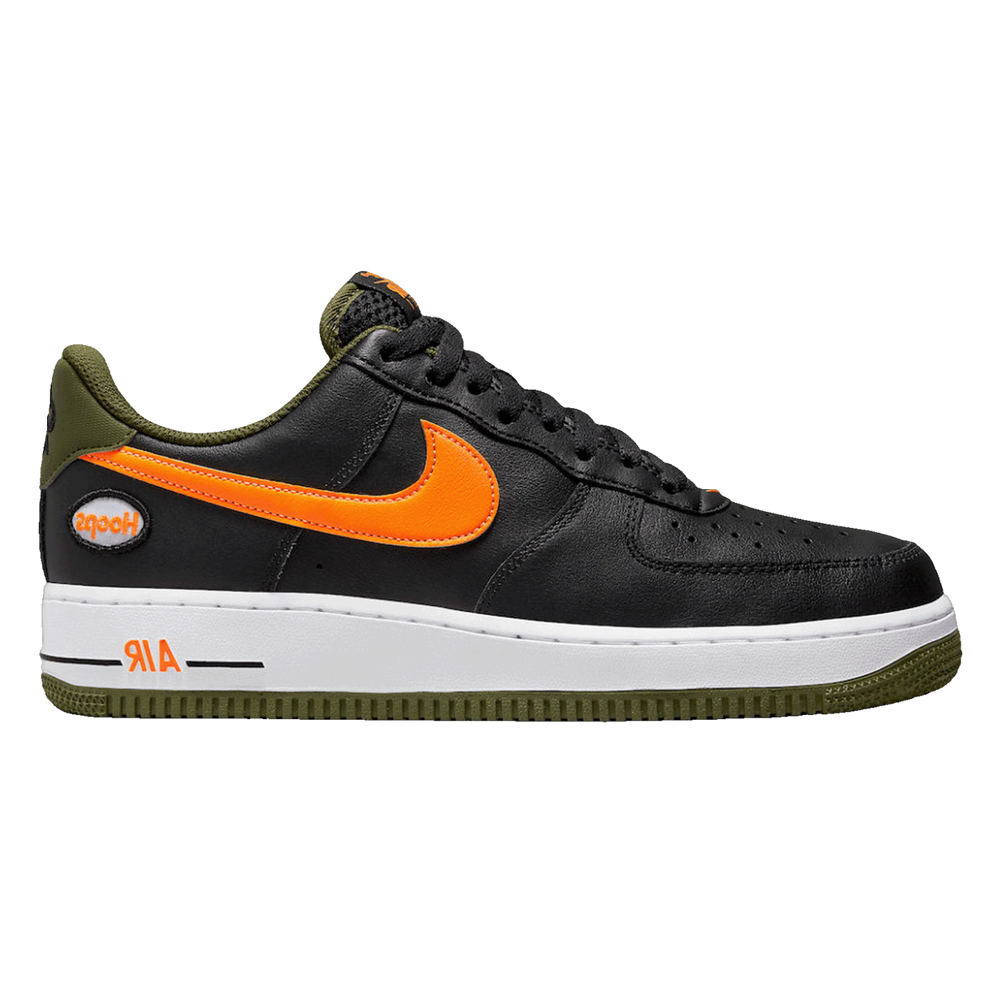Nike Air Force 1 Low Hoops Black University Gold