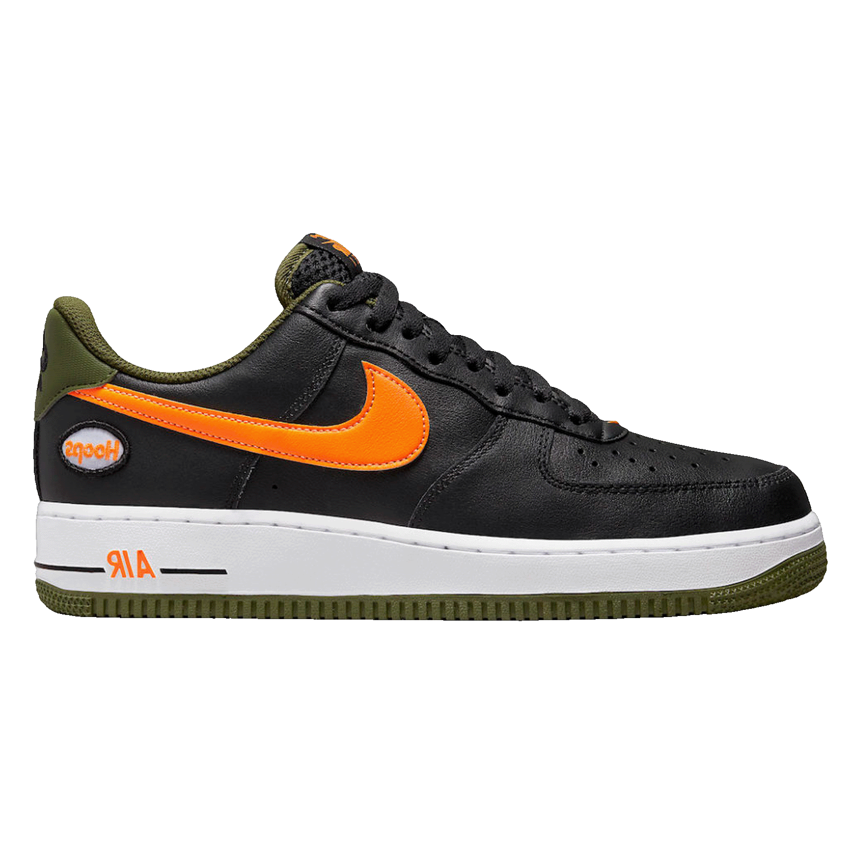 Nike Air Force 1 Low Hoops Black University Gold