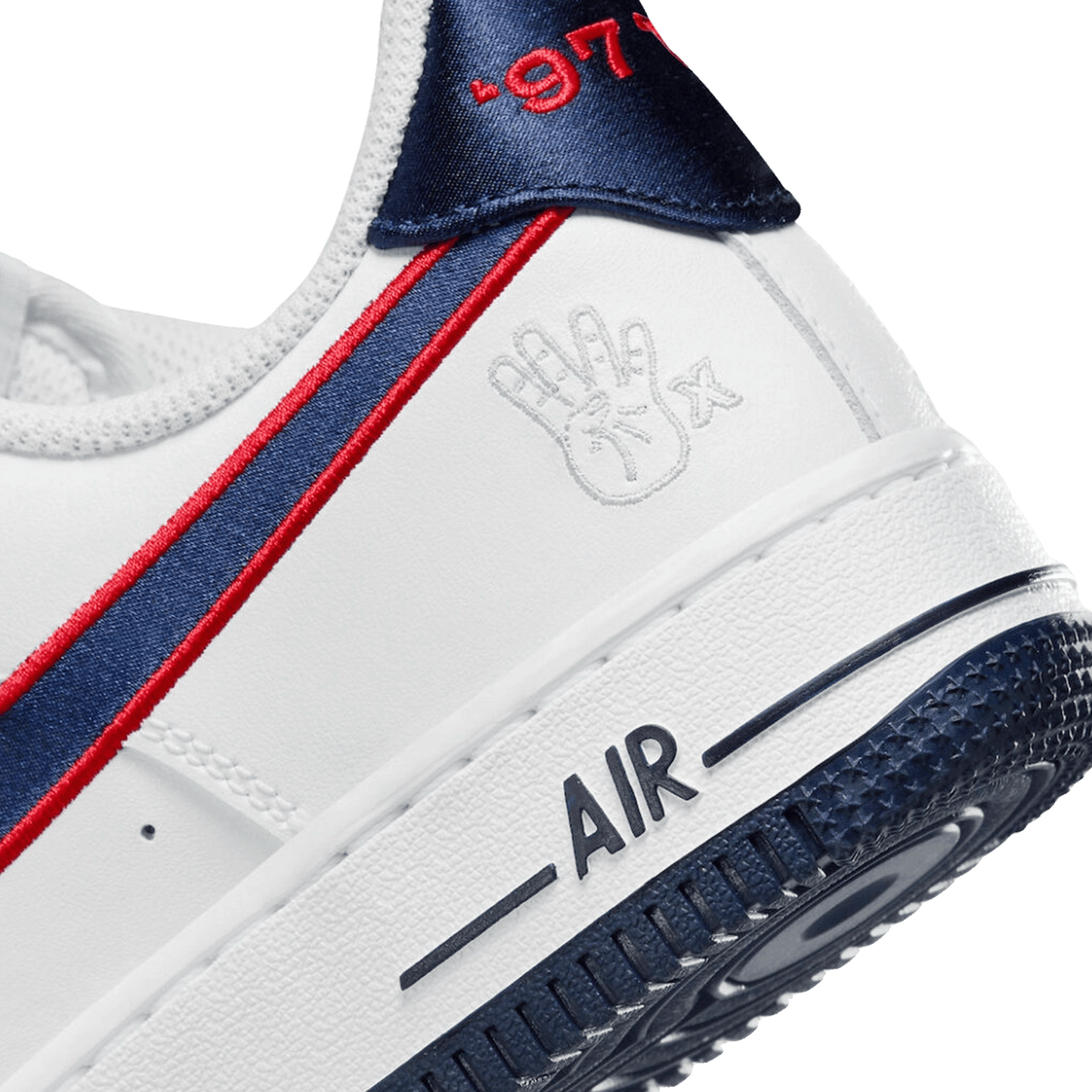 Nike Air Force 1 Low Houston Comets 4-Peat (W) Back 2
