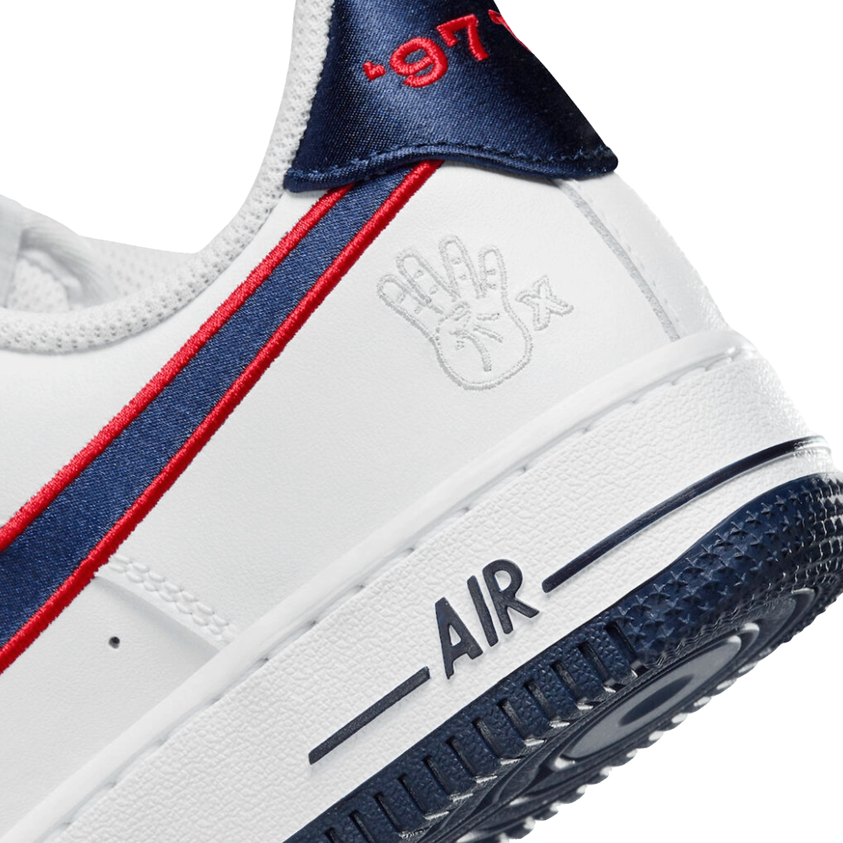Nike Air Force 1 Low Houston Comets 4-Peat (W) Back 2