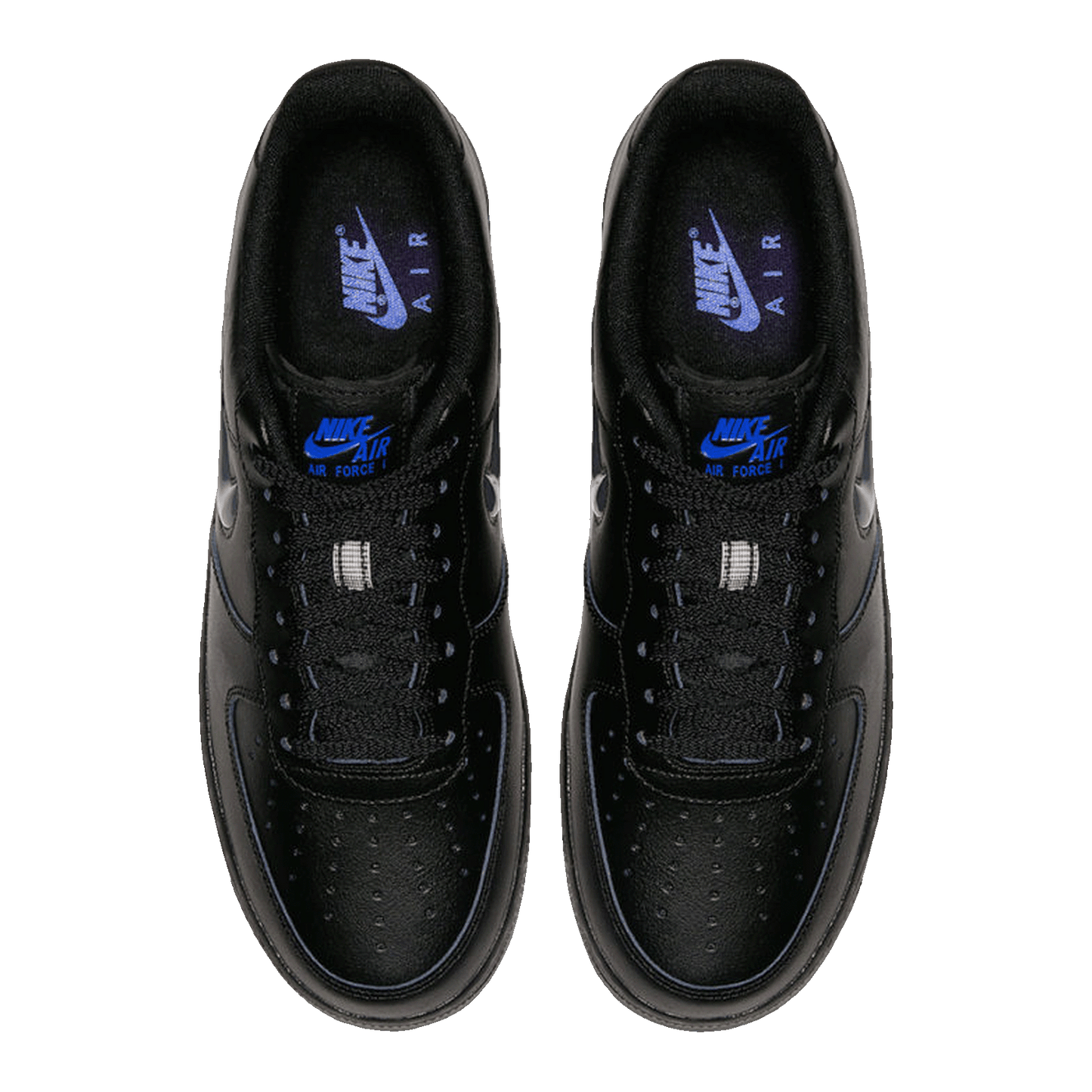 Nike Air Force 1 Low Jewel Black Grey Royal Oben