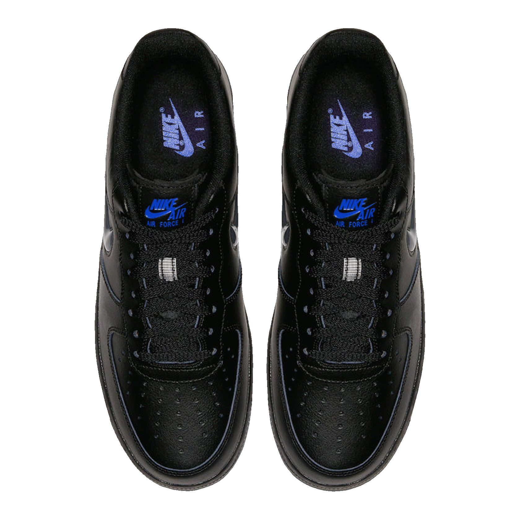 Nike Air Force 1 Low Jewel Black Grey Royal Oben