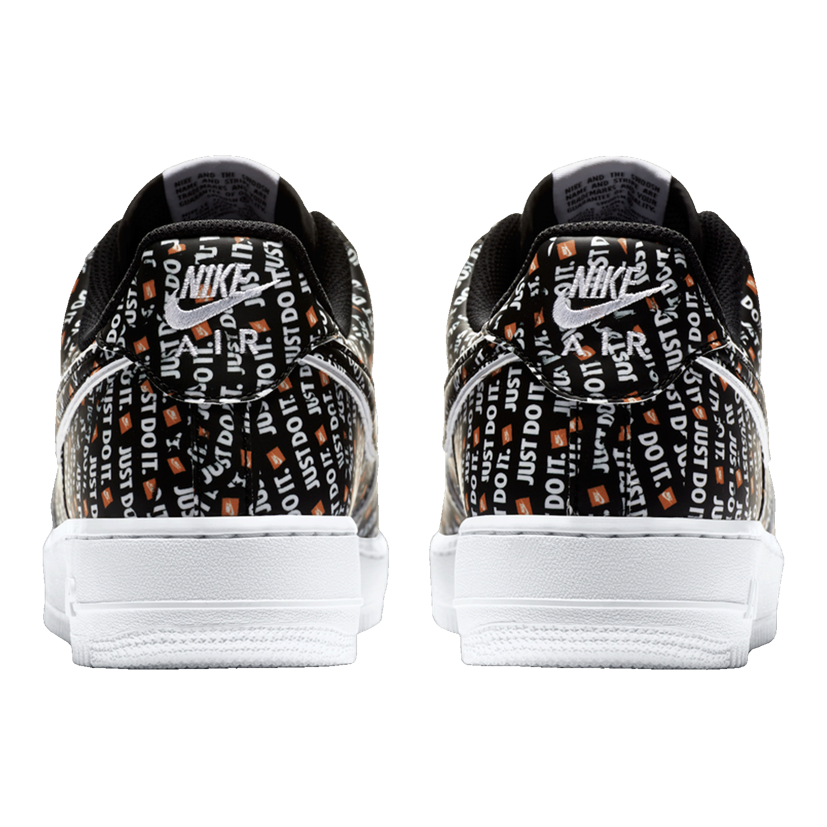 Nike Air Force 1 Low Just Do It Pack Black (GS) Back