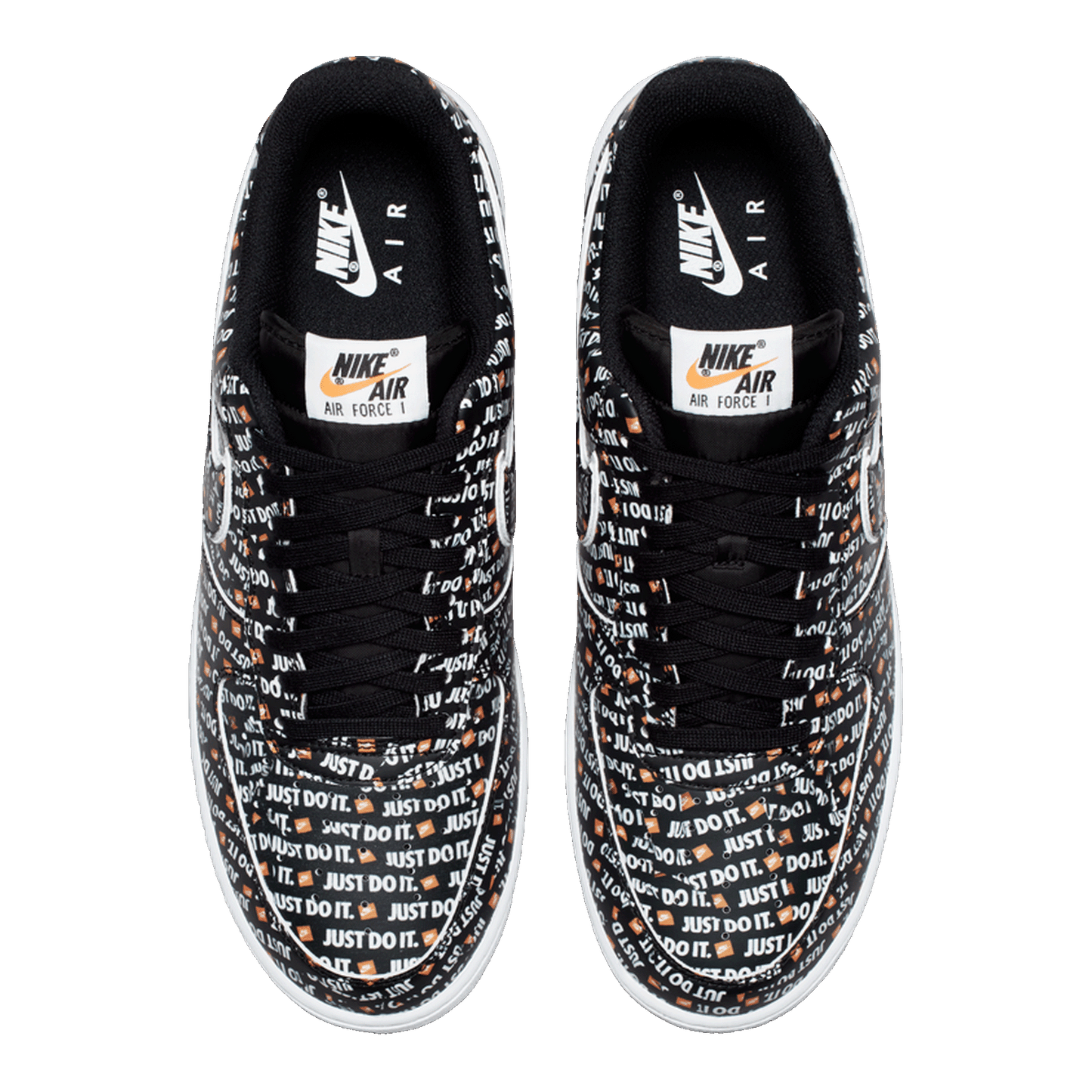 Nike Air Force 1 Low Just Do It Pack Black (GS) Oben