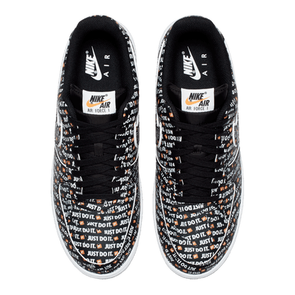 Nike Air Force 1 Low Just Do It Pack Black (GS) Oben