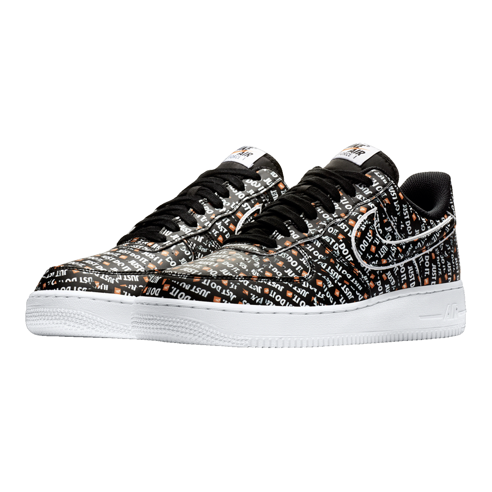 Nike Air Force 1 Low Just Do It Pack Black (GS) Side