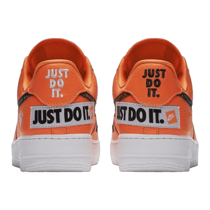 Nike Air Force 1 Low Just Do It Pack Total Orange Back