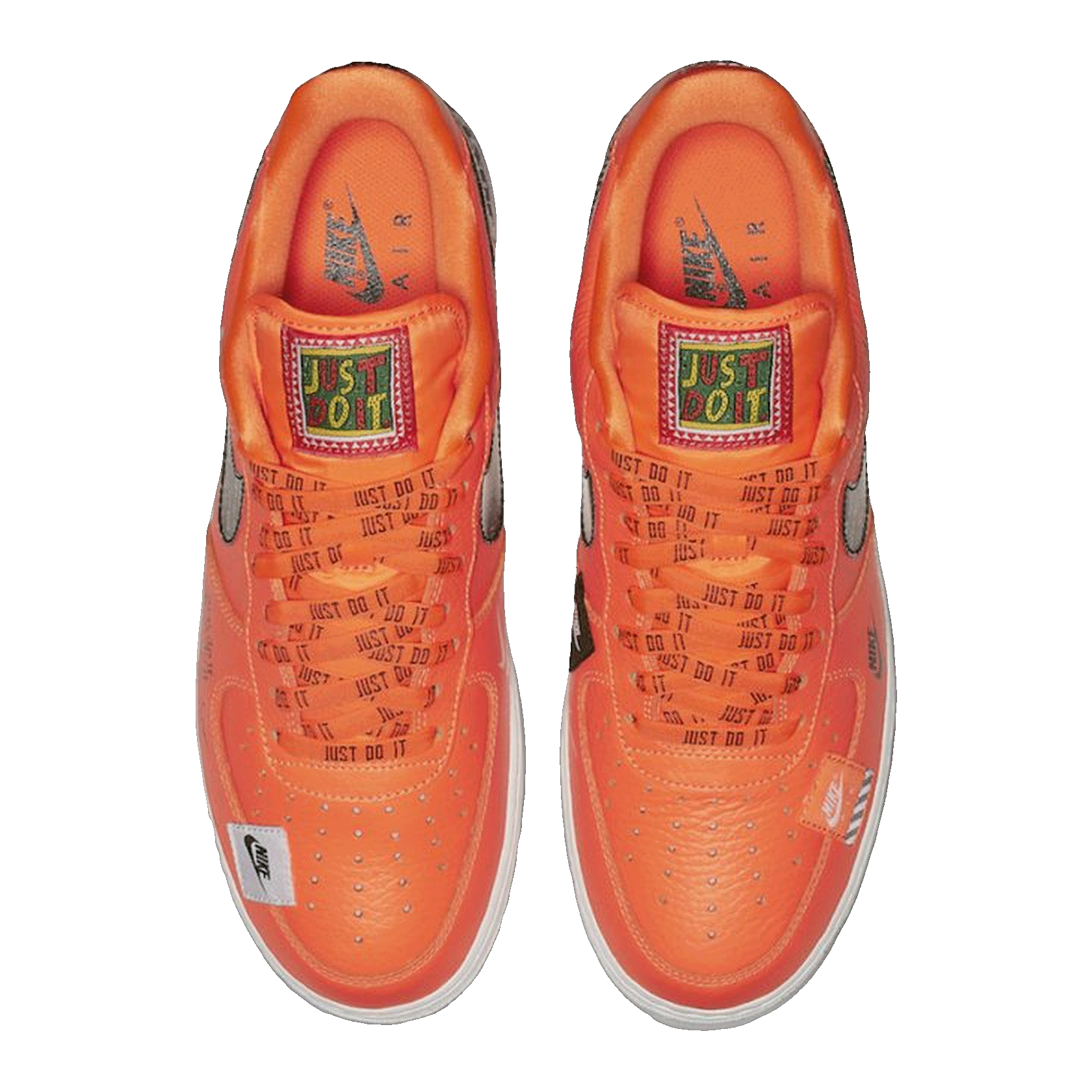 Nike Air Force 1 Low Just Do It Pack Total Orange Oben